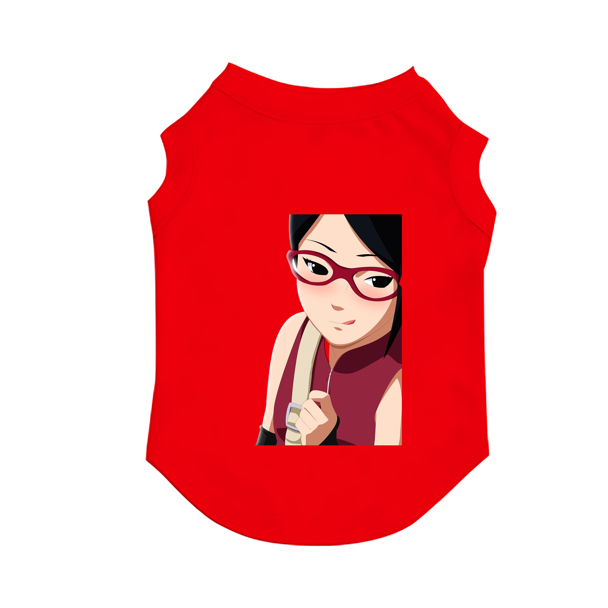 （画像用） NARUTO -ナルト- うちは サラダ Uchiha Sarada ペット用ベスト