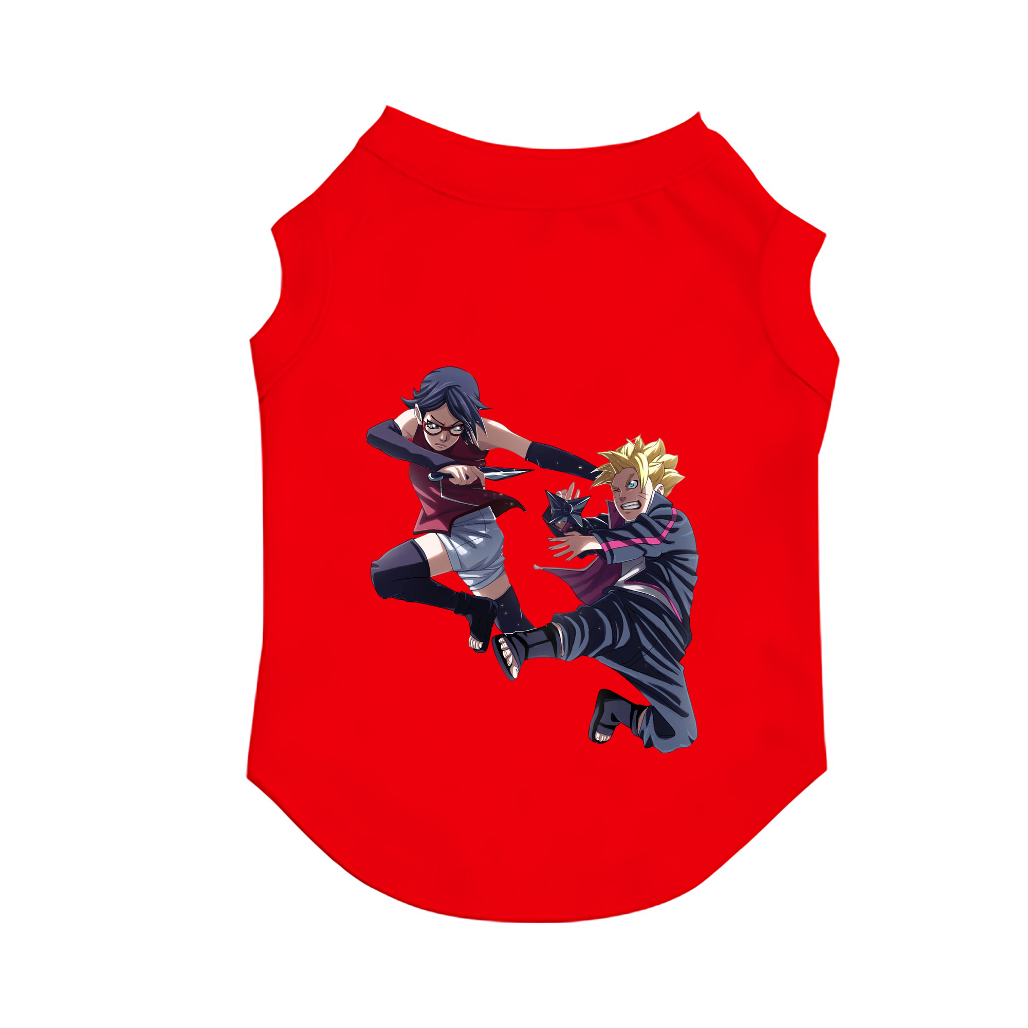 （画像用） NARUTO -ナルト- うちは サラダ Uchiha Sarada ペット用ベスト