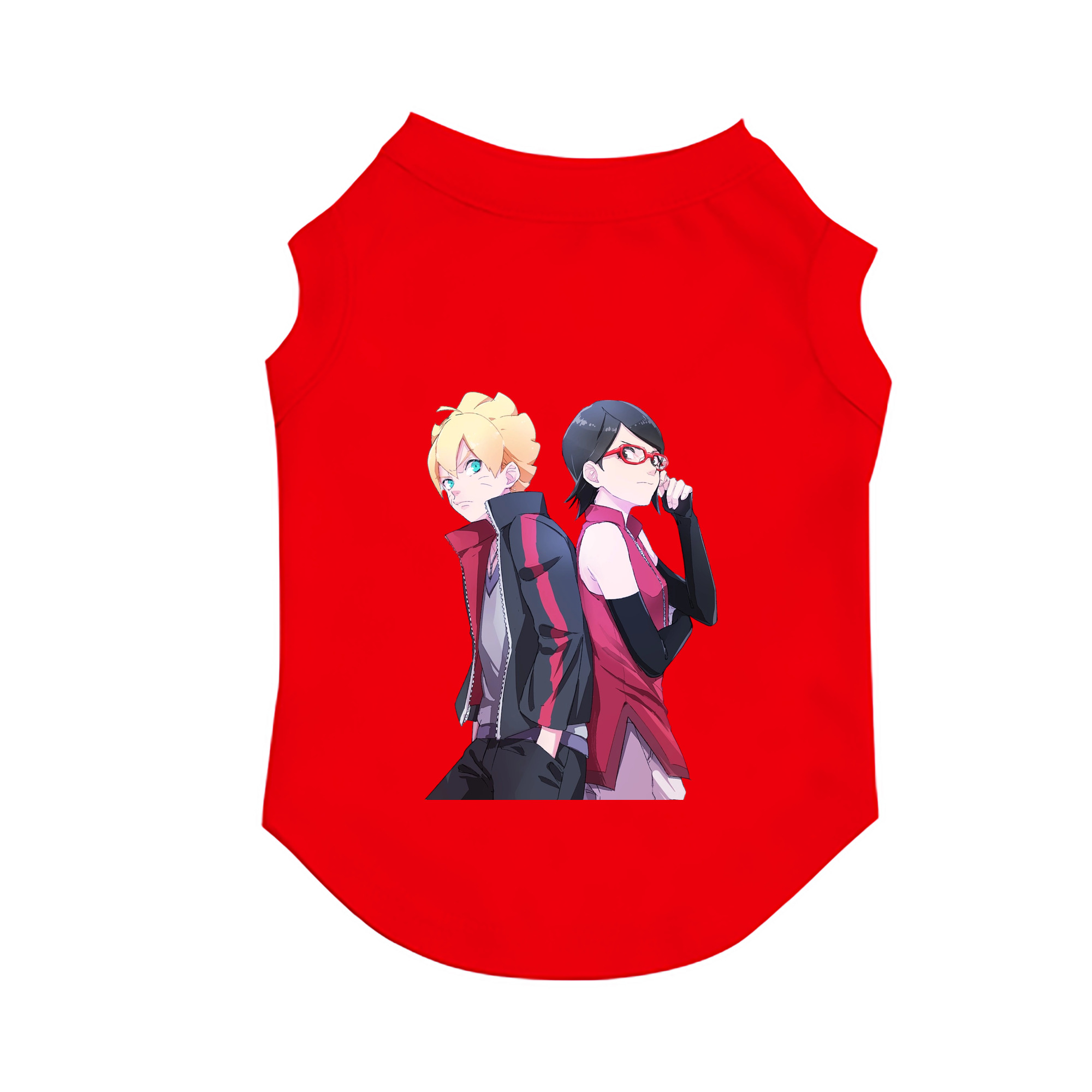 （画像用） NARUTO -ナルト- うちは サラダ Uchiha Sarada ペット用ベスト