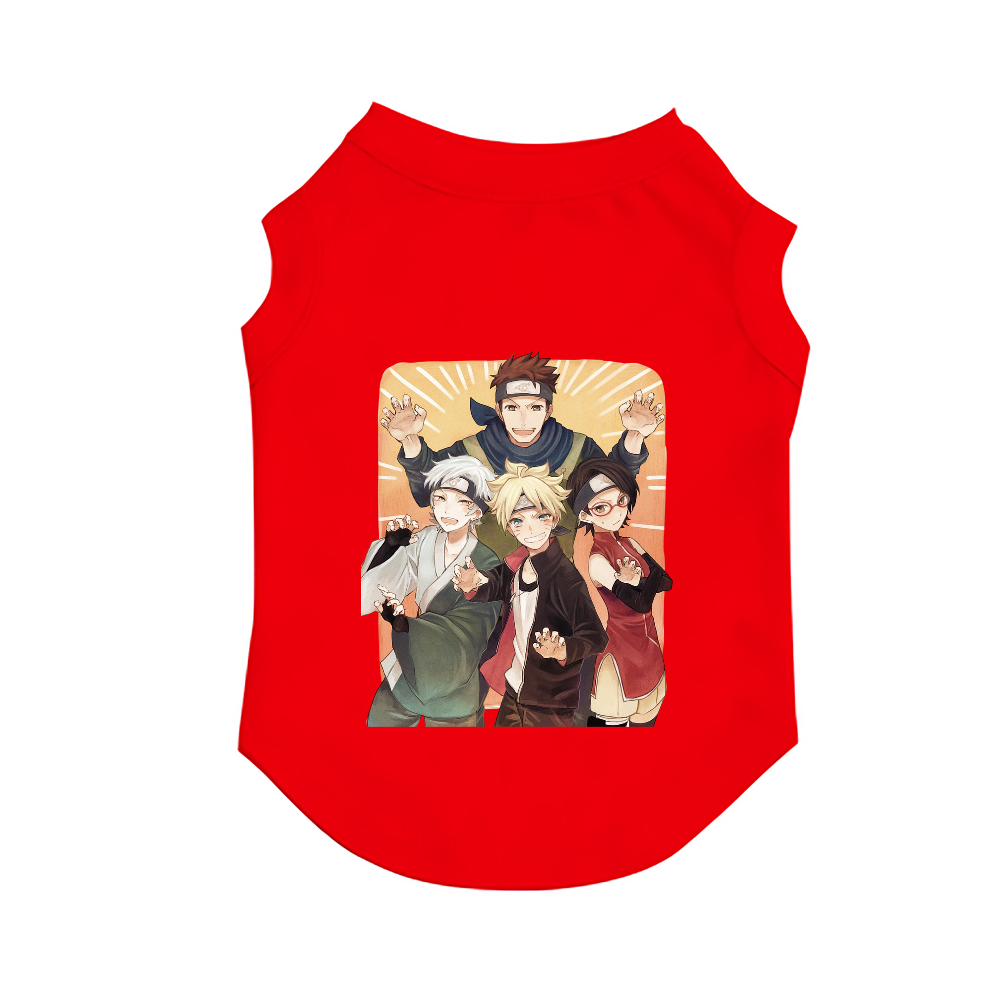 （画像用） NARUTO -ナルト- うちは サラダ Uchiha Sarada ペット用ベスト