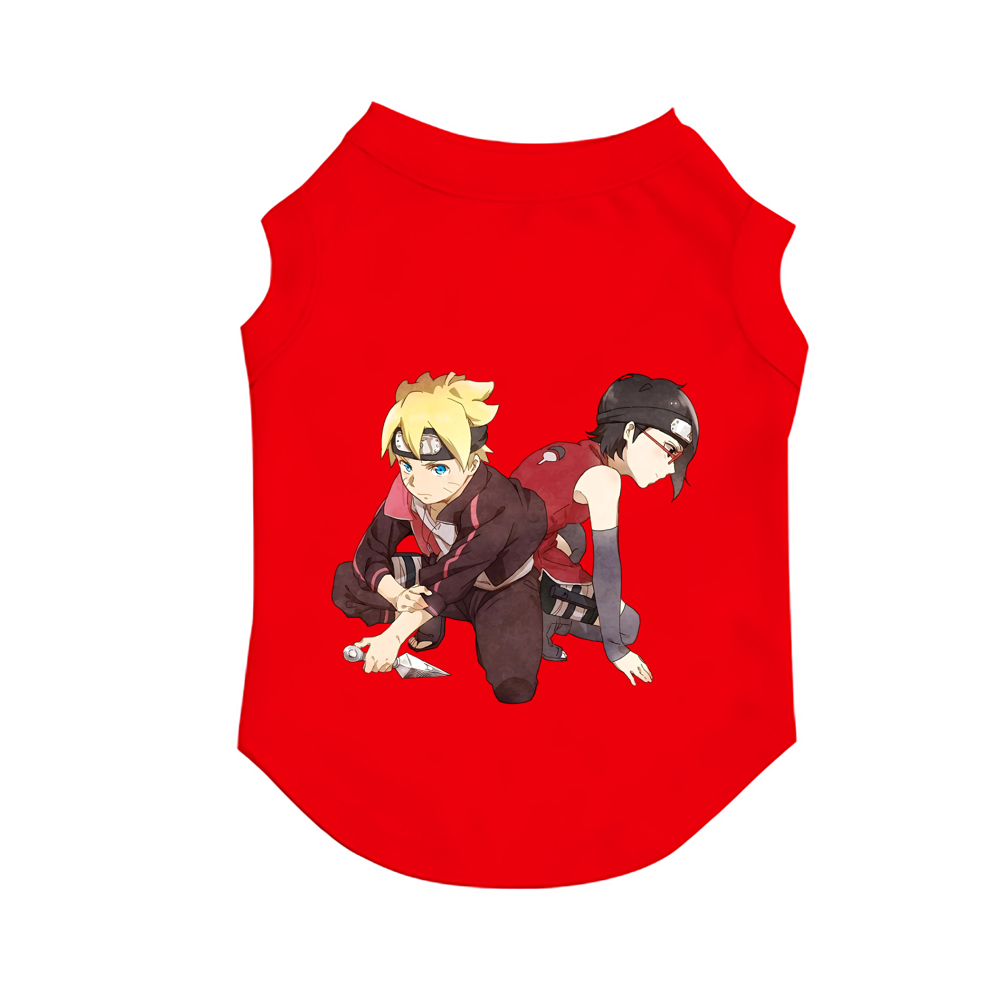（画像用） NARUTO -ナルト- うちは サラダ Uchiha Sarada ペット用ベスト