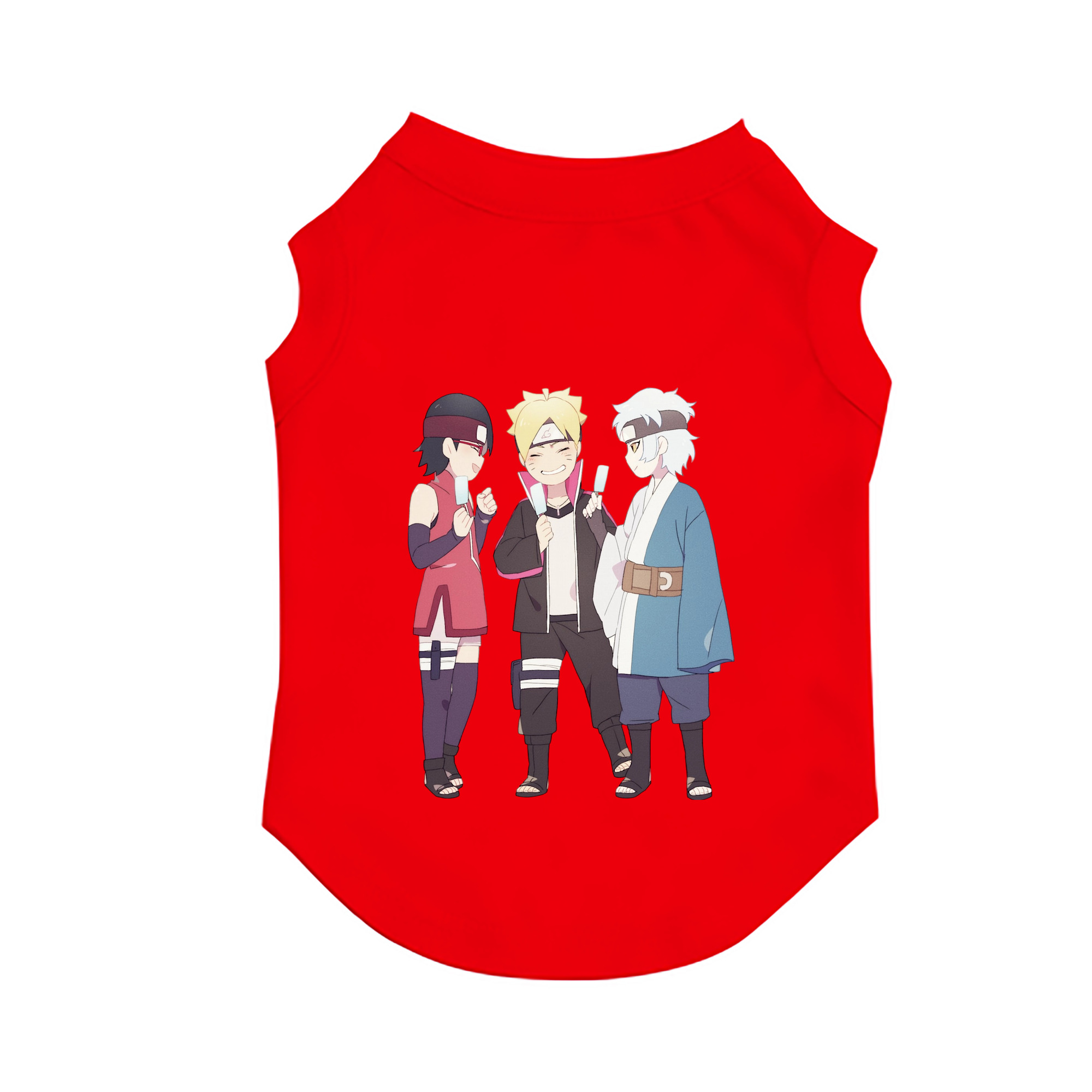 （画像用） NARUTO -ナルト- うちは サラダ Uchiha Sarada ペット用ベスト