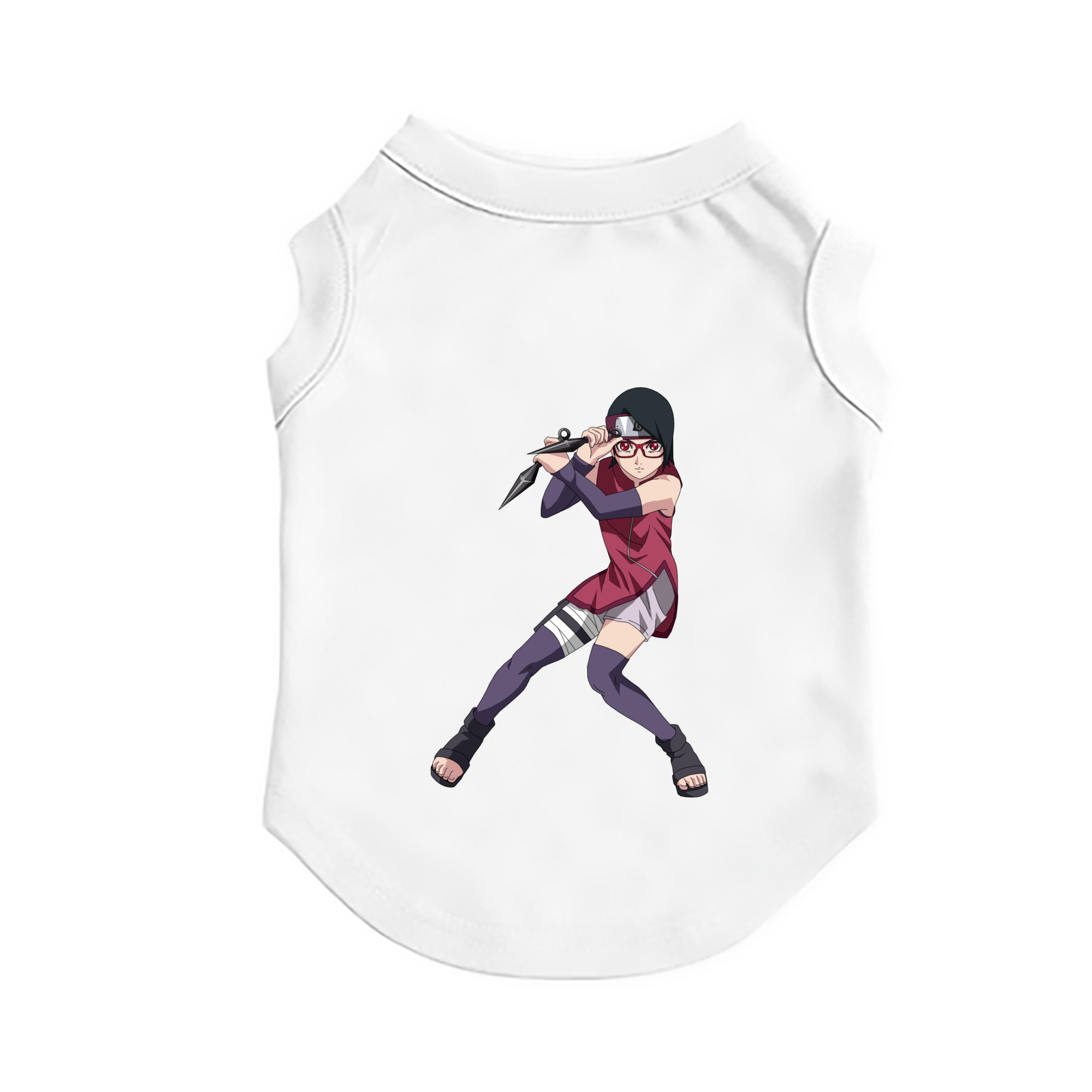 （画像用） NARUTO -ナルト- うちは サラダ Uchiha Sarada ペット用ベスト