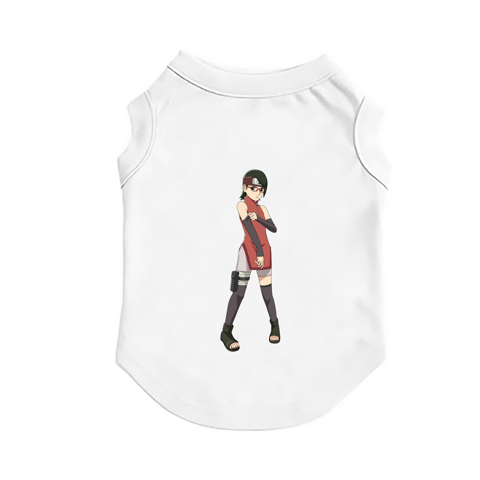 （画像用） NARUTO -ナルト- うちは サラダ Uchiha Sarada ペット用ベスト
