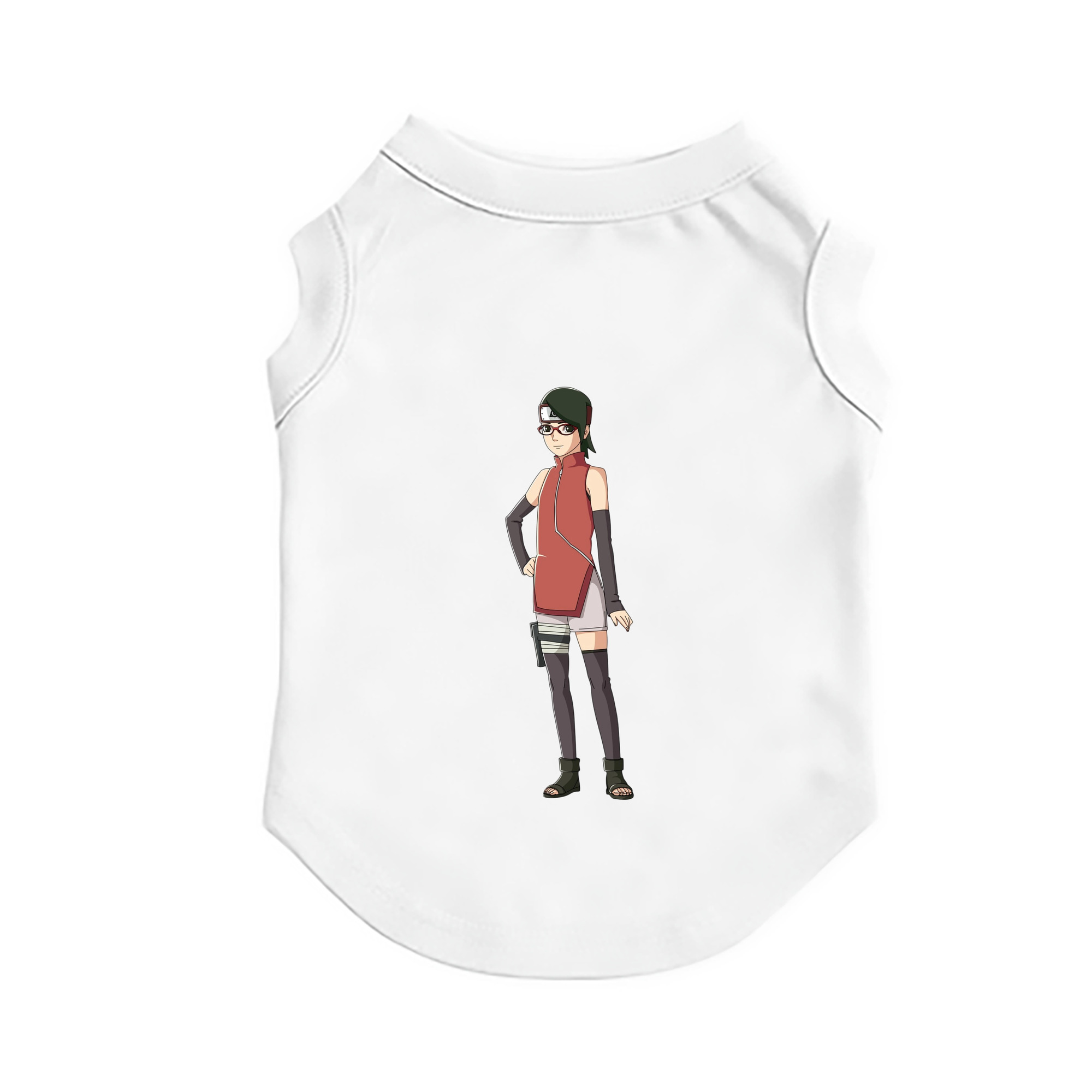 （画像用） NARUTO -ナルト- うちは サラダ Uchiha Sarada ペット用ベスト