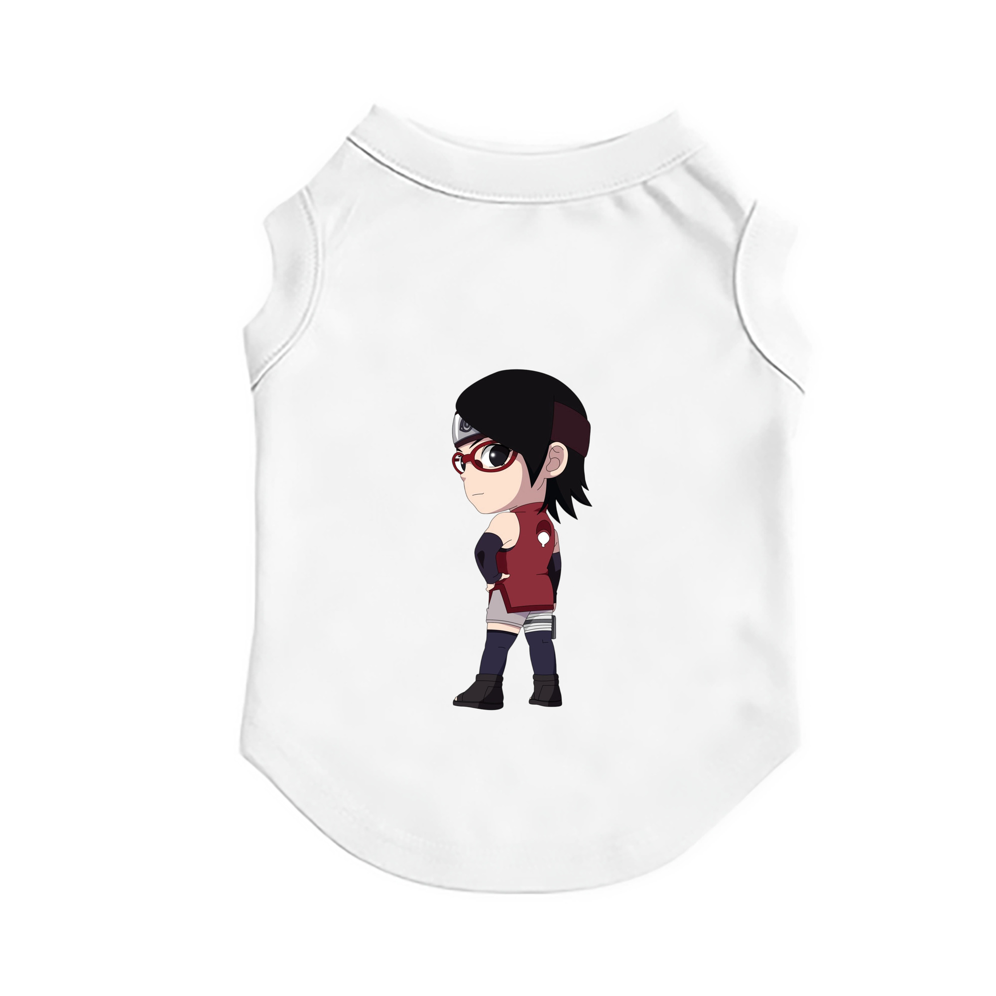 （画像用） NARUTO -ナルト- うちは サラダ Uchiha Sarada ペット用ベスト