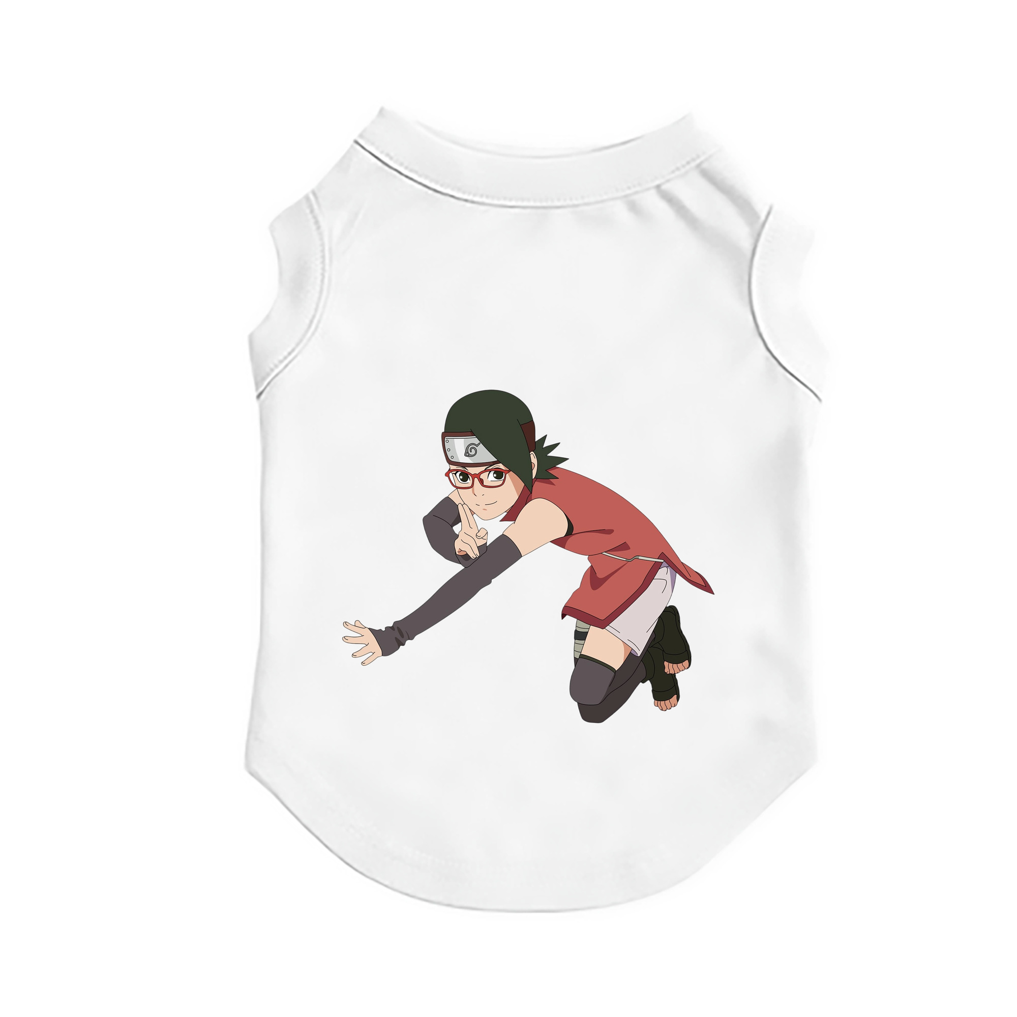（画像用） NARUTO -ナルト- うちは サラダ Uchiha Sarada ペット用ベスト