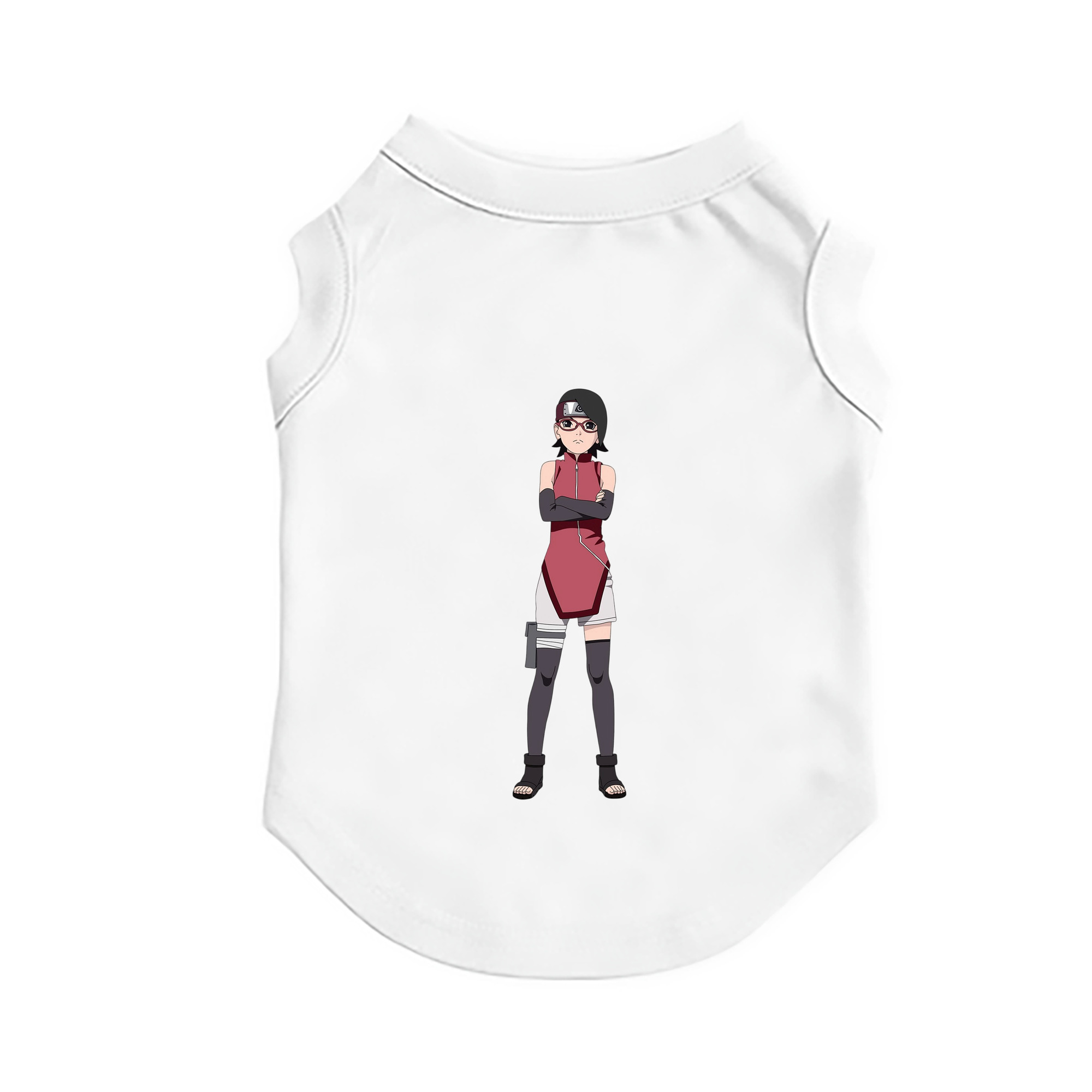 （画像用） NARUTO -ナルト- うちは サラダ Uchiha Sarada ペット用ベスト