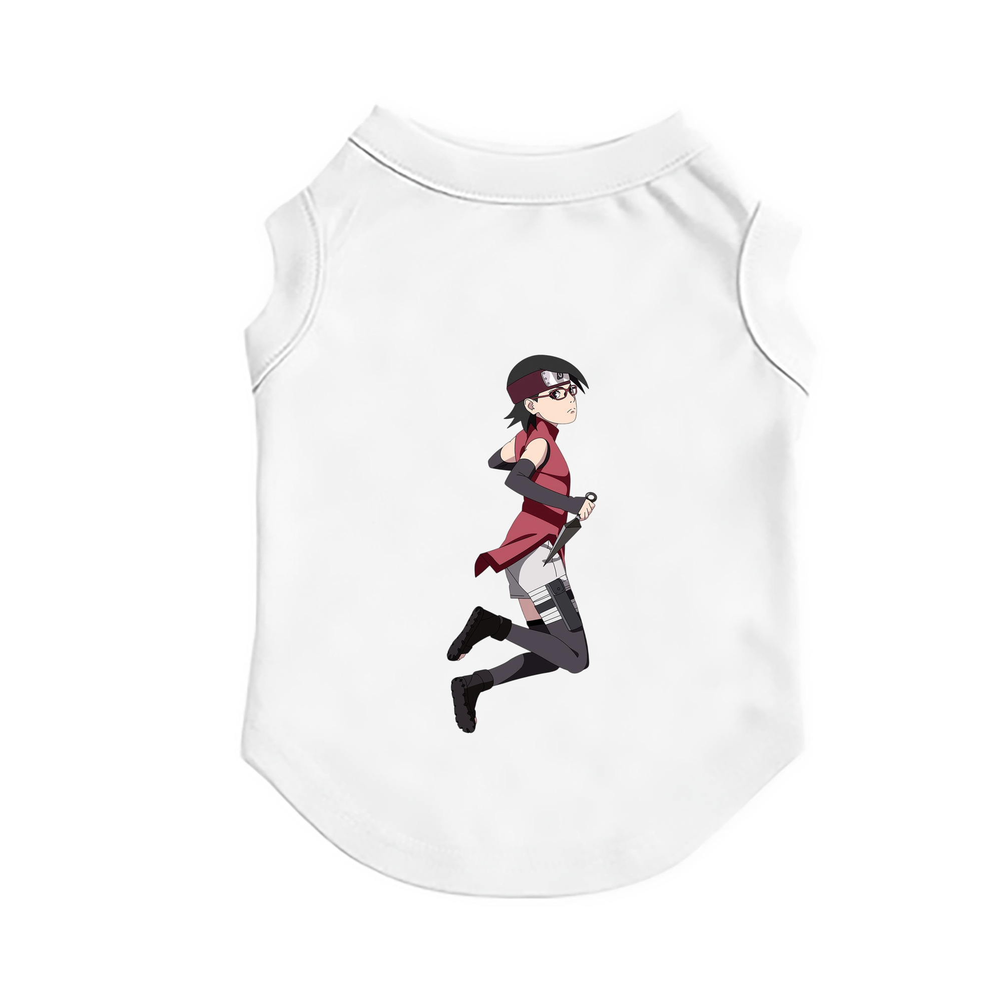 （画像用） NARUTO -ナルト- うちは サラダ Uchiha Sarada ペット用ベスト