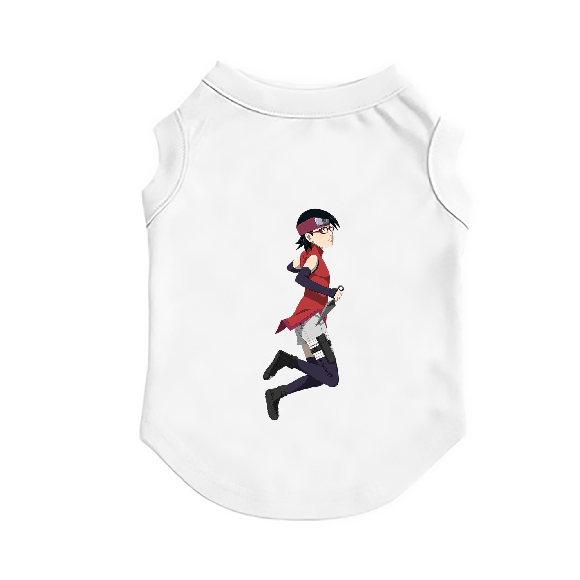 （画像用） NARUTO -ナルト- うちは サラダ Uchiha Sarada ペット用ベスト