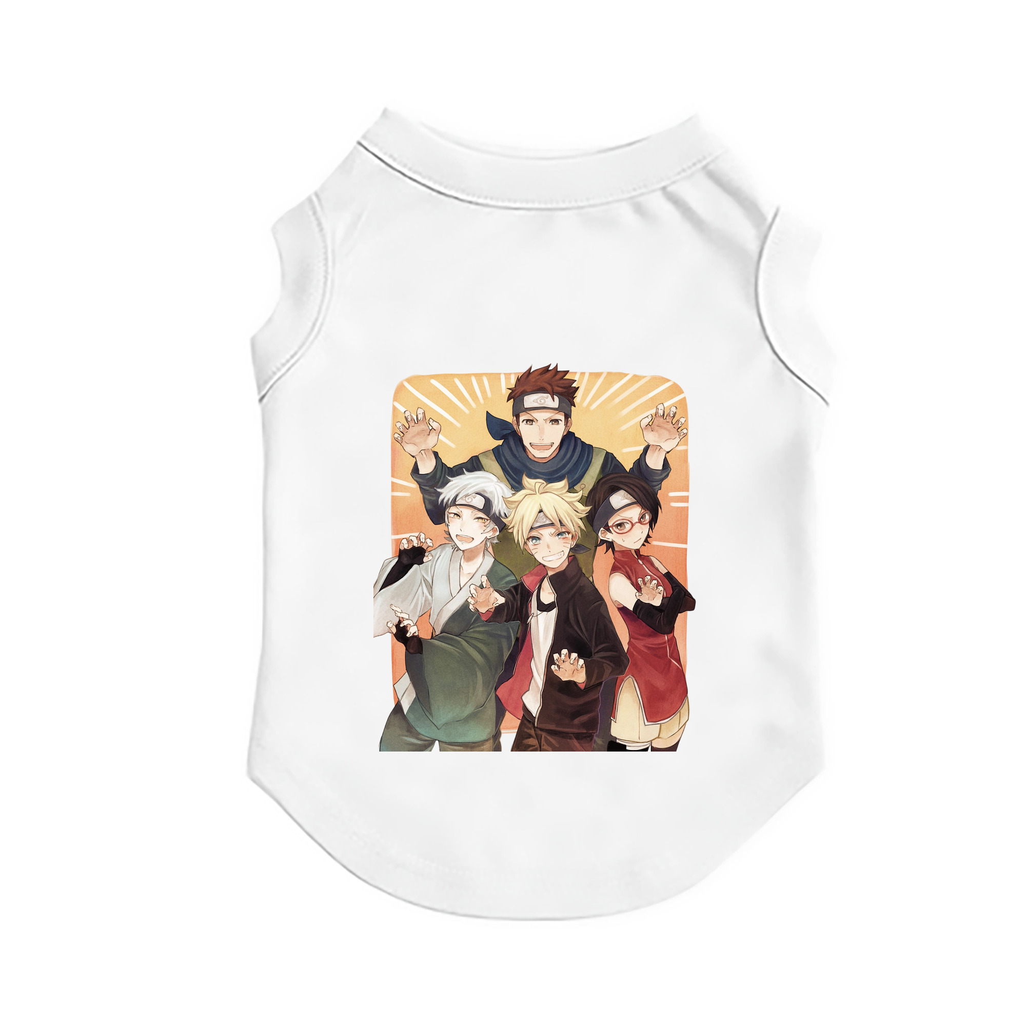 （画像用） NARUTO -ナルト- うちは サラダ Uchiha Sarada ペット用ベスト