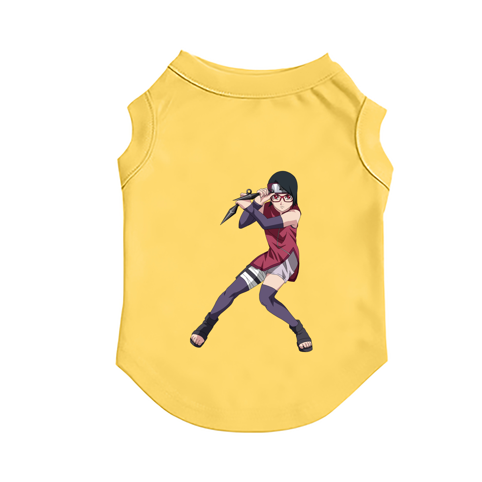 （画像用） NARUTO -ナルト- うちは サラダ Uchiha Sarada ペット用ベスト