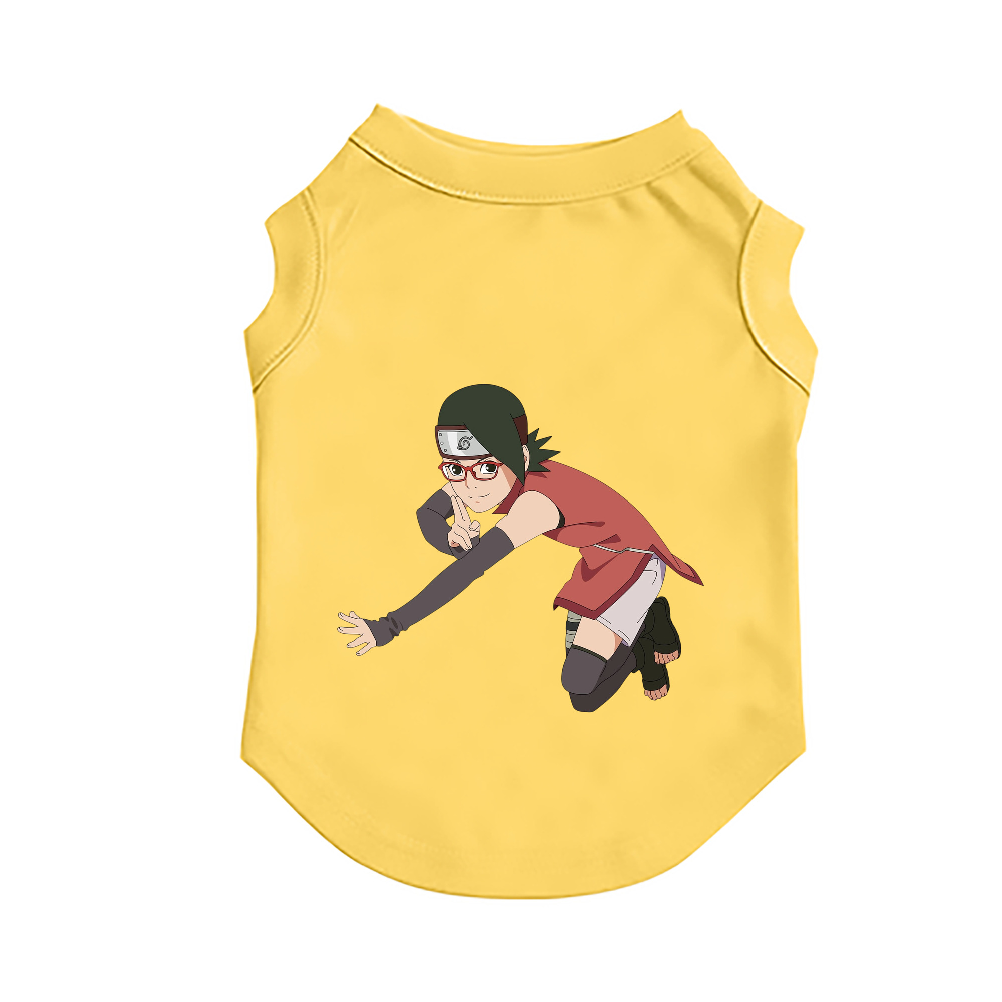 （画像用） NARUTO -ナルト- うちは サラダ Uchiha Sarada ペット用ベスト
