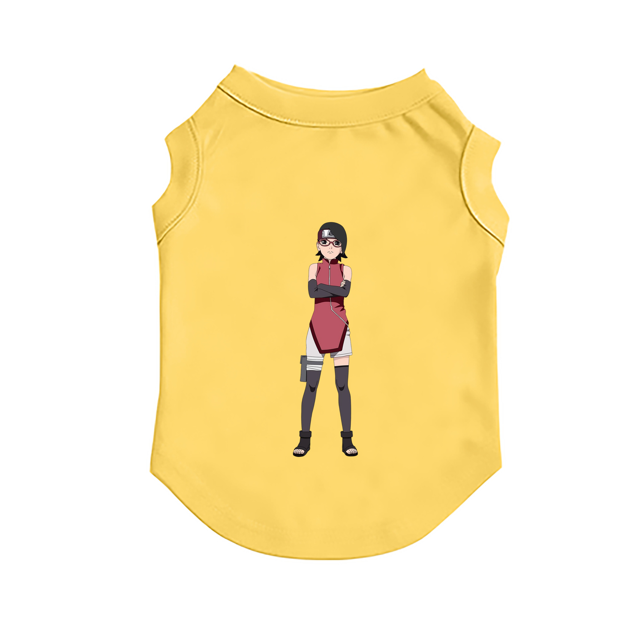 （画像用） NARUTO -ナルト- うちは サラダ Uchiha Sarada ペット用ベスト