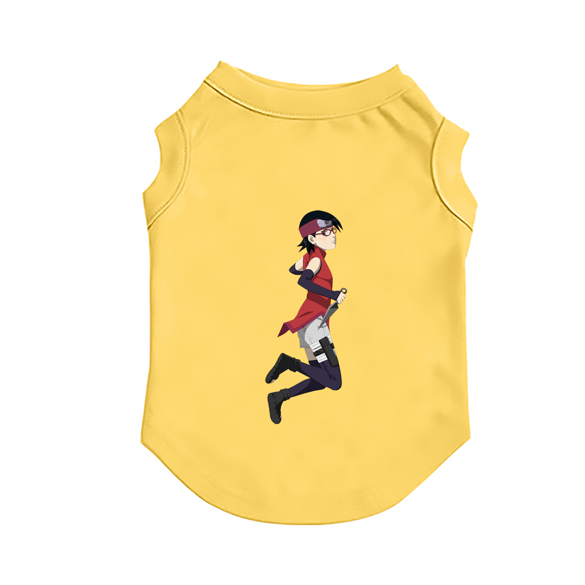 （画像用） NARUTO -ナルト- うちは サラダ Uchiha Sarada ペット用ベスト