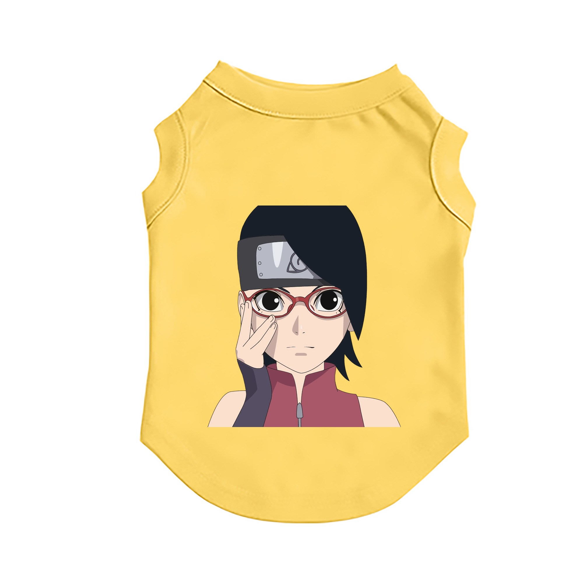 （画像用） NARUTO -ナルト- うちは サラダ Uchiha Sarada ペット用ベスト