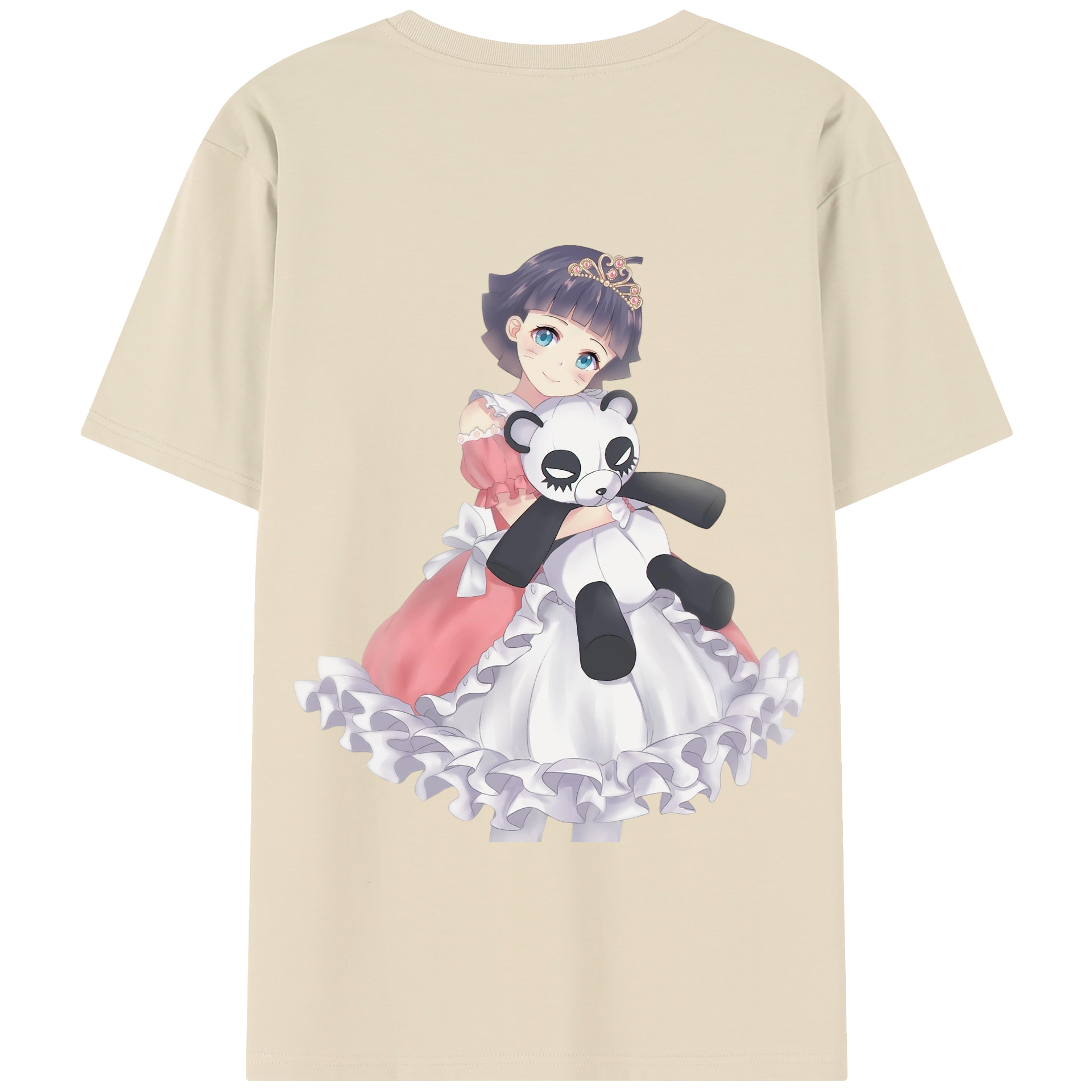 （画像用） NARUTO -ナルト- うずまき ヒマワリ Uzumaki Himawari 綿100％半袖Tシャツ（背面プリント）