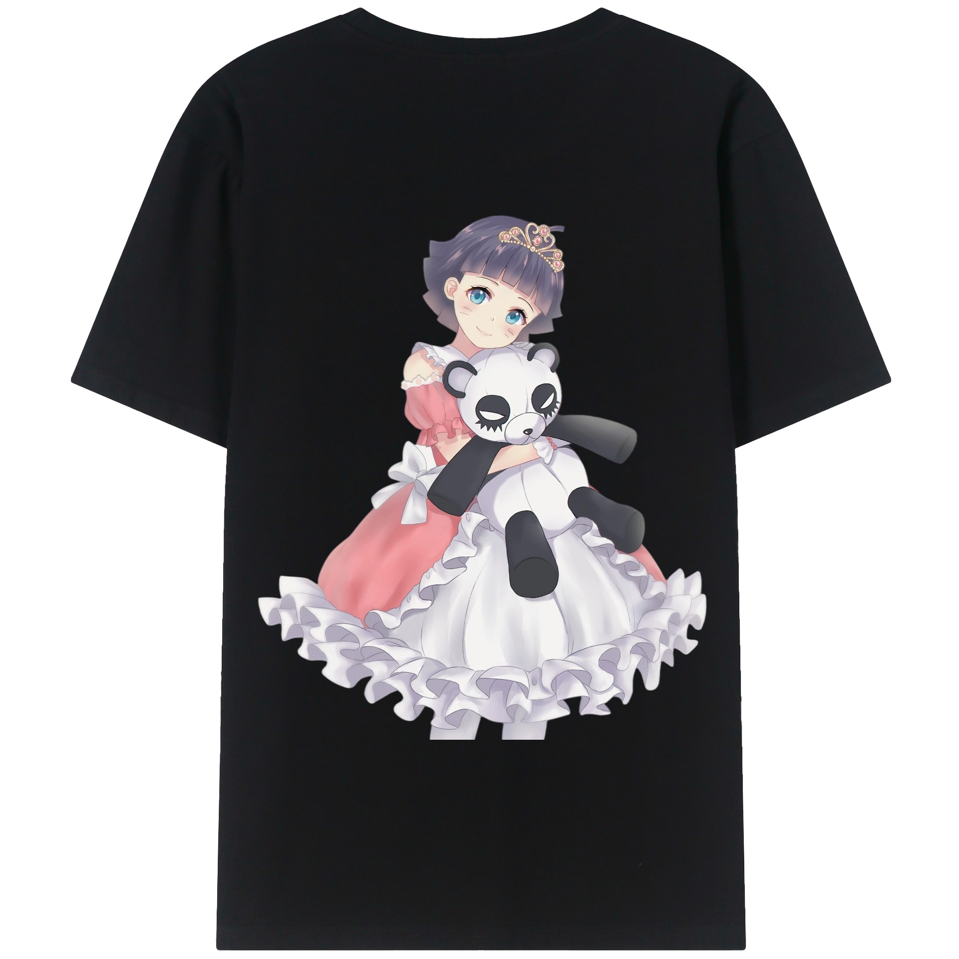 （画像用） NARUTO -ナルト- うずまき ヒマワリ Uzumaki Himawari 綿100％半袖Tシャツ（背面プリント）