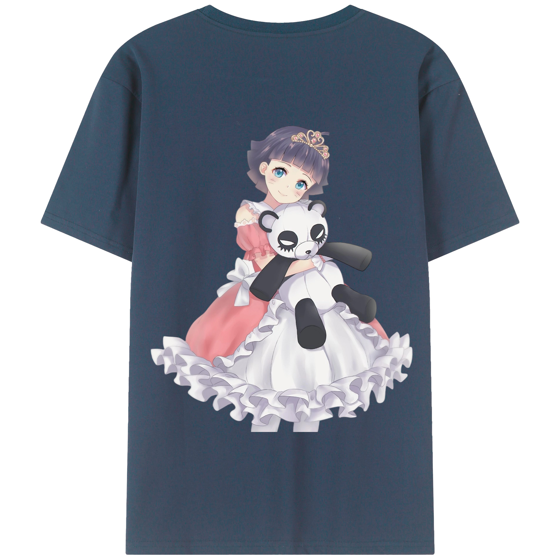 （画像用） NARUTO -ナルト- うずまき ヒマワリ Uzumaki Himawari 綿100％半袖Tシャツ（背面プリント）
