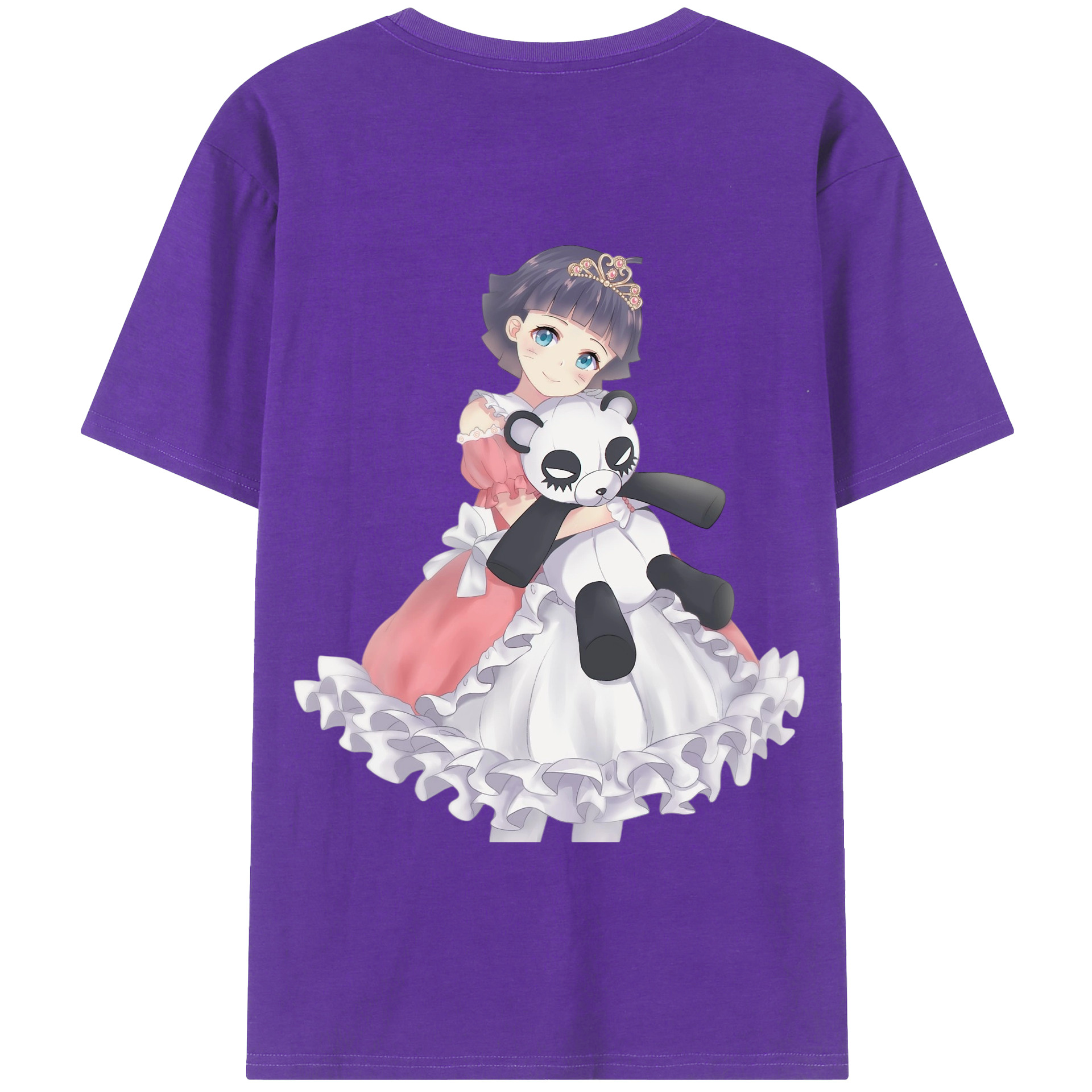 （画像用） NARUTO -ナルト- うずまき ヒマワリ Uzumaki Himawari 綿100％半袖Tシャツ（背面プリント）