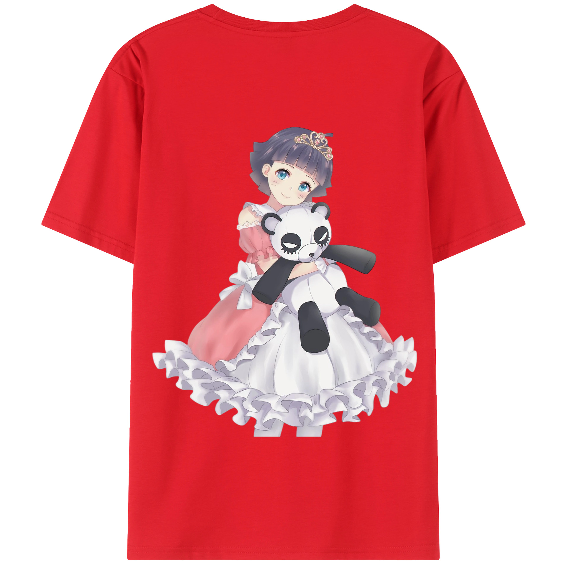 （画像用） NARUTO -ナルト- うずまき ヒマワリ Uzumaki Himawari 綿100％半袖Tシャツ（背面プリント）
