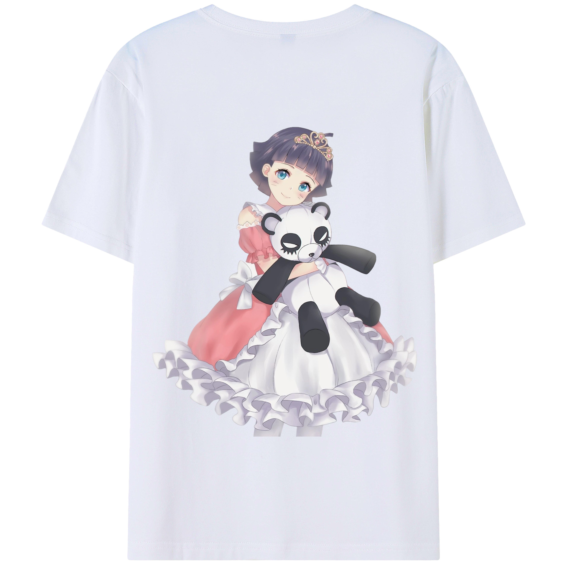 （画像用） NARUTO -ナルト- うずまき ヒマワリ Uzumaki Himawari 綿100％半袖Tシャツ（背面プリント）