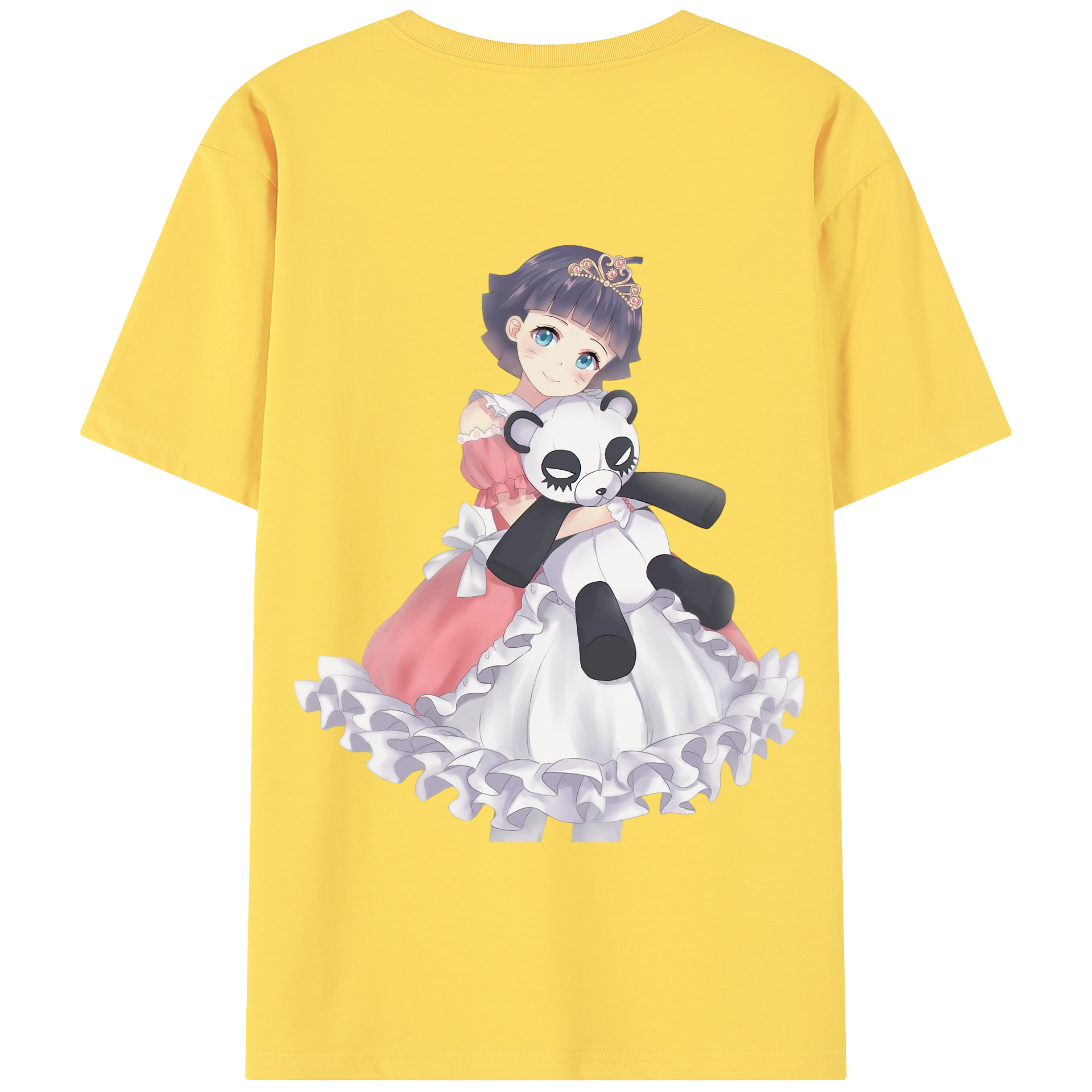 （画像用） NARUTO -ナルト- うずまき ヒマワリ Uzumaki Himawari 綿100％半袖Tシャツ（背面プリント）