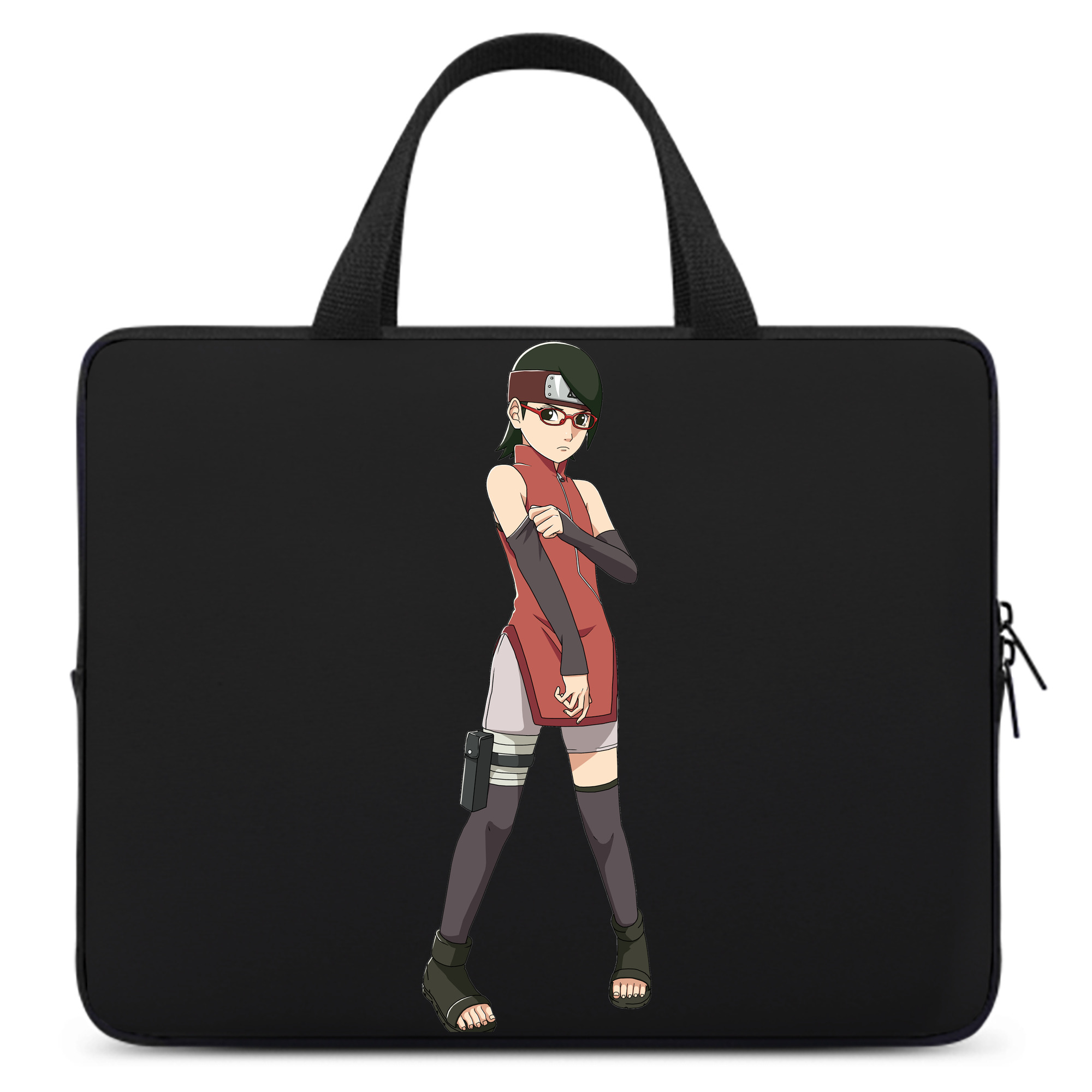 （画像用） NARUTO -ナルト- うちは サラダ Uchiha Sarada 手提げノートパソコンバッグ