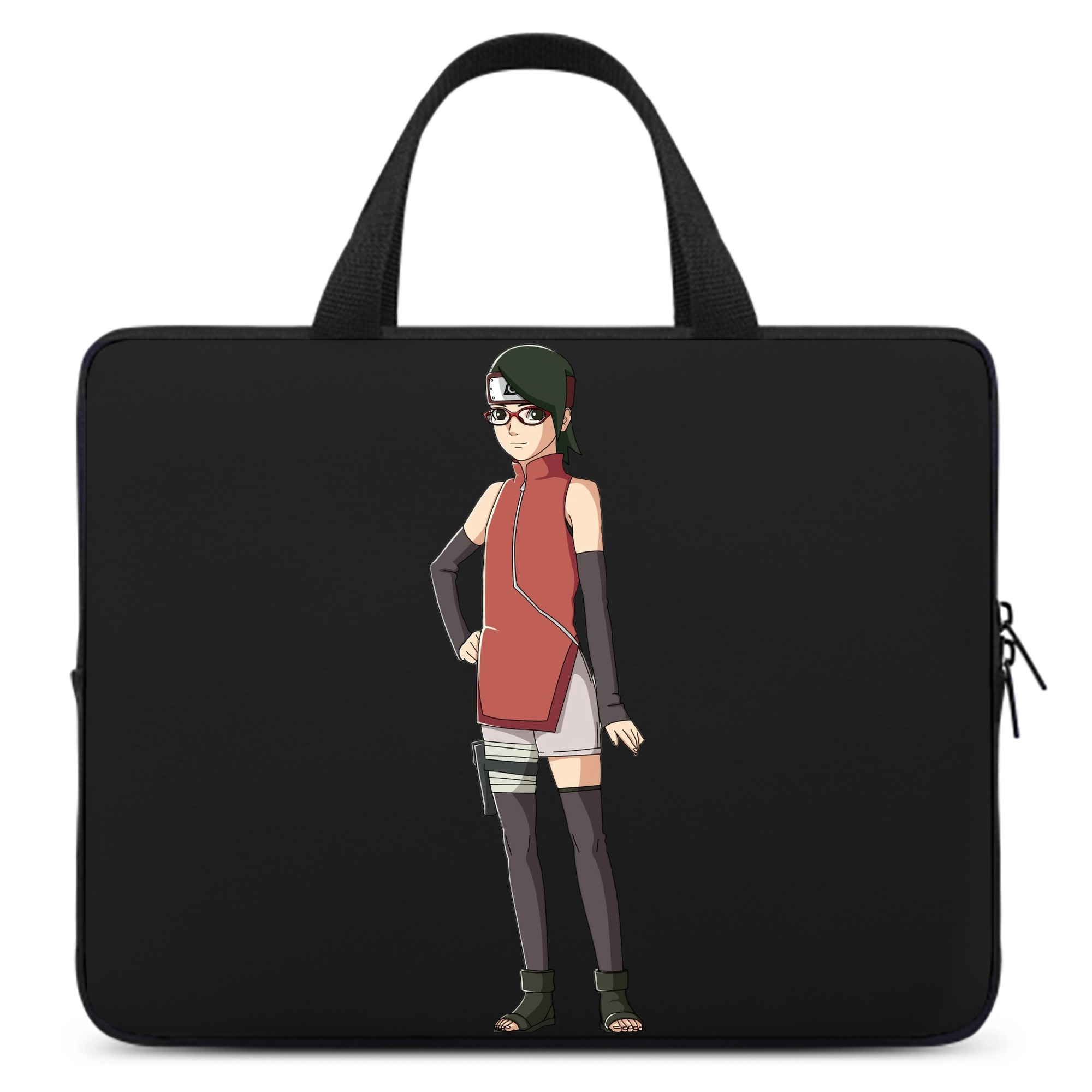 （画像用） NARUTO -ナルト- うちは サラダ Uchiha Sarada 手提げノートパソコンバッグ