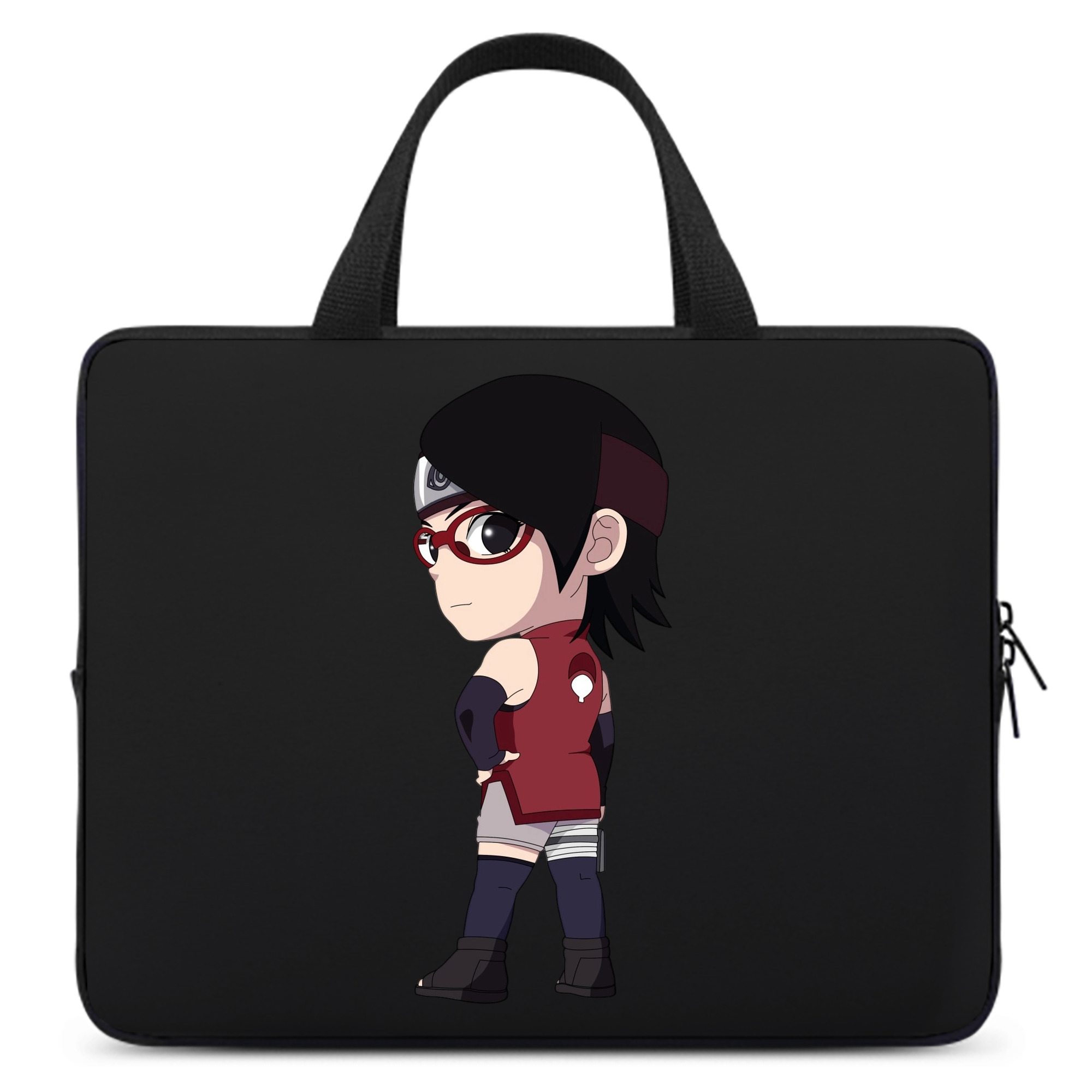 （画像用） NARUTO -ナルト- うちは サラダ Uchiha Sarada 手提げノートパソコンバッグ