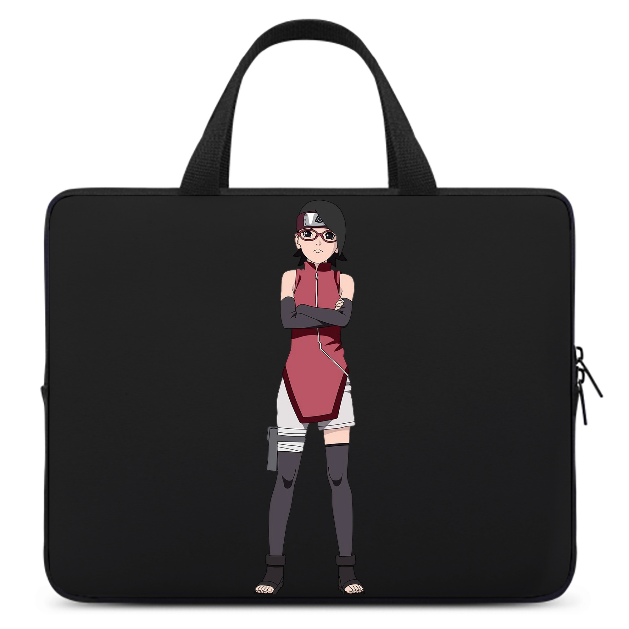 （画像用） NARUTO -ナルト- うちは サラダ Uchiha Sarada 手提げノートパソコンバッグ
