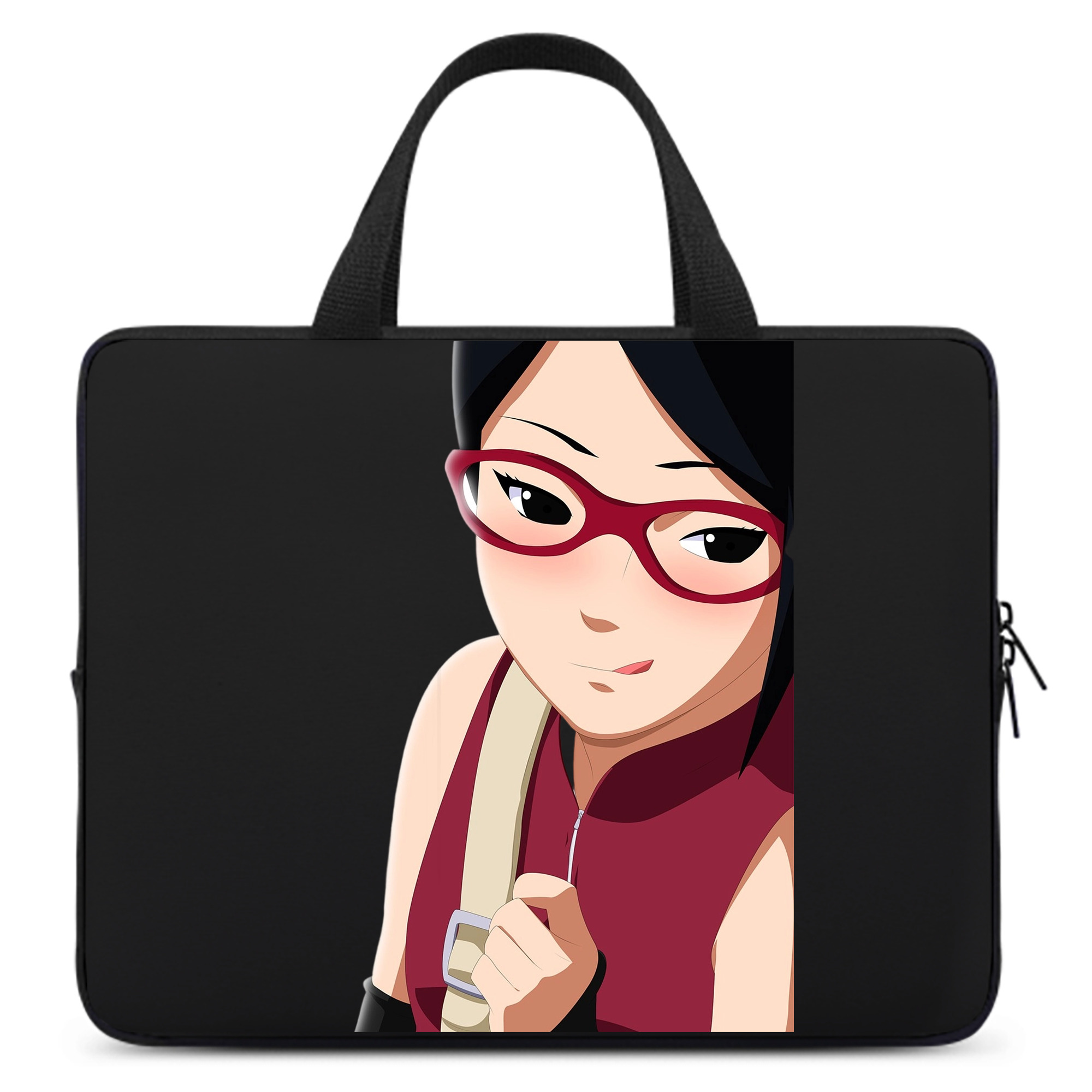 （画像用） NARUTO -ナルト- うちは サラダ Uchiha Sarada 手提げノートパソコンバッグ