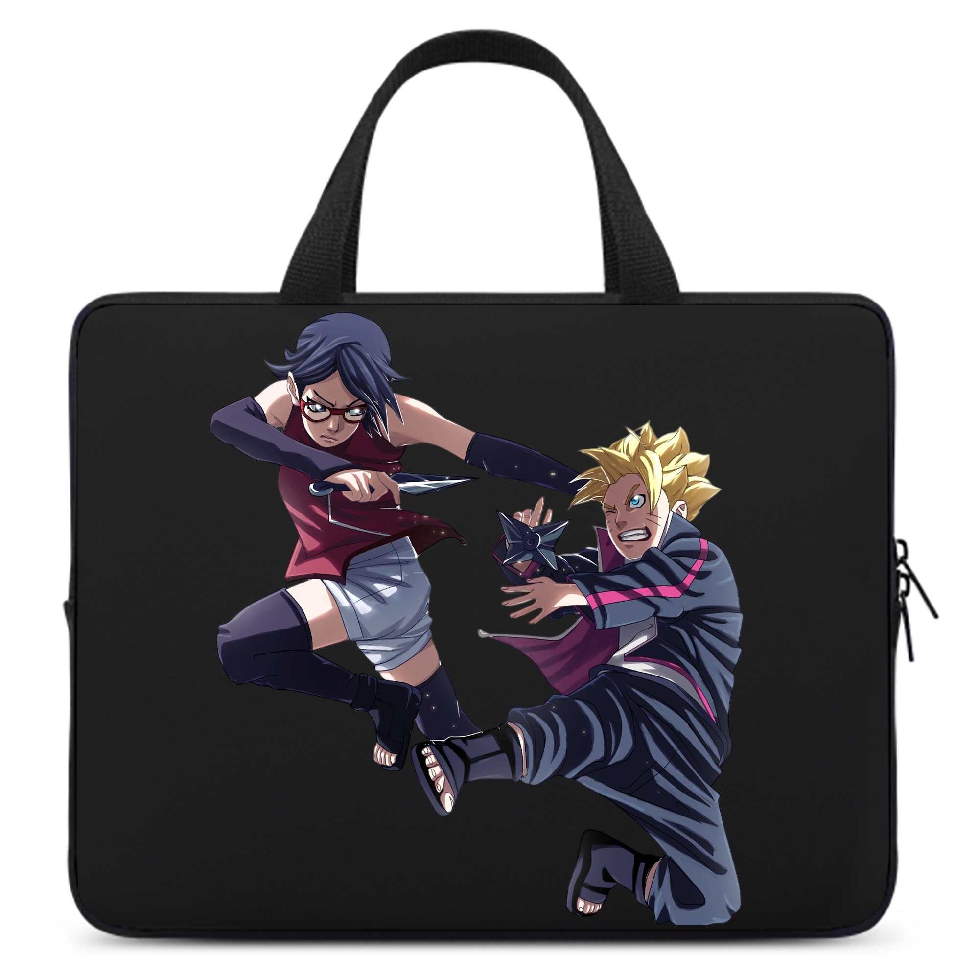 （画像用） NARUTO -ナルト- うちは サラダ Uchiha Sarada 手提げノートパソコンバッグ