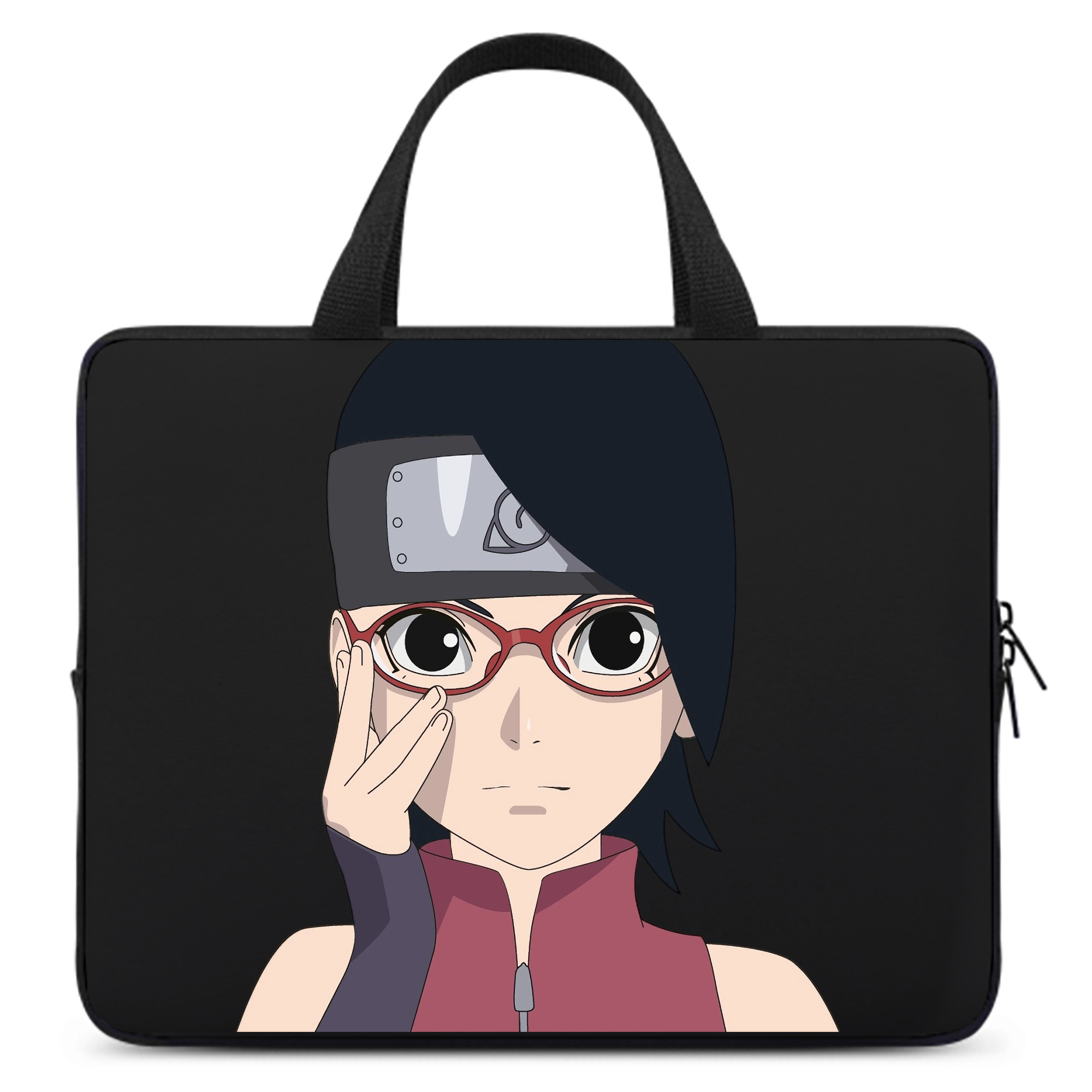（画像用） NARUTO -ナルト- うちは サラダ Uchiha Sarada 手提げノートパソコンバッグ
