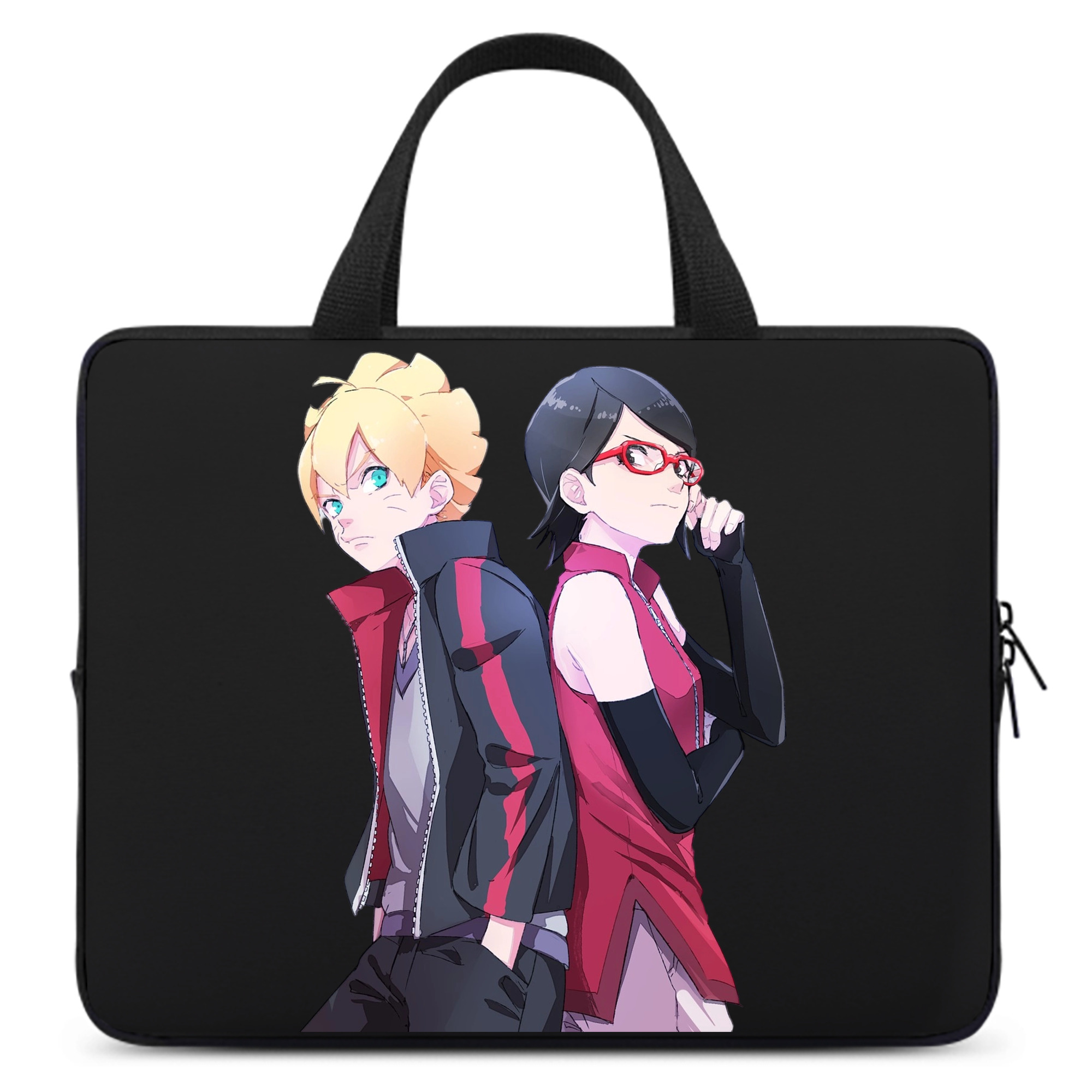 （画像用） NARUTO -ナルト- うちは サラダ Uchiha Sarada 手提げノートパソコンバッグ