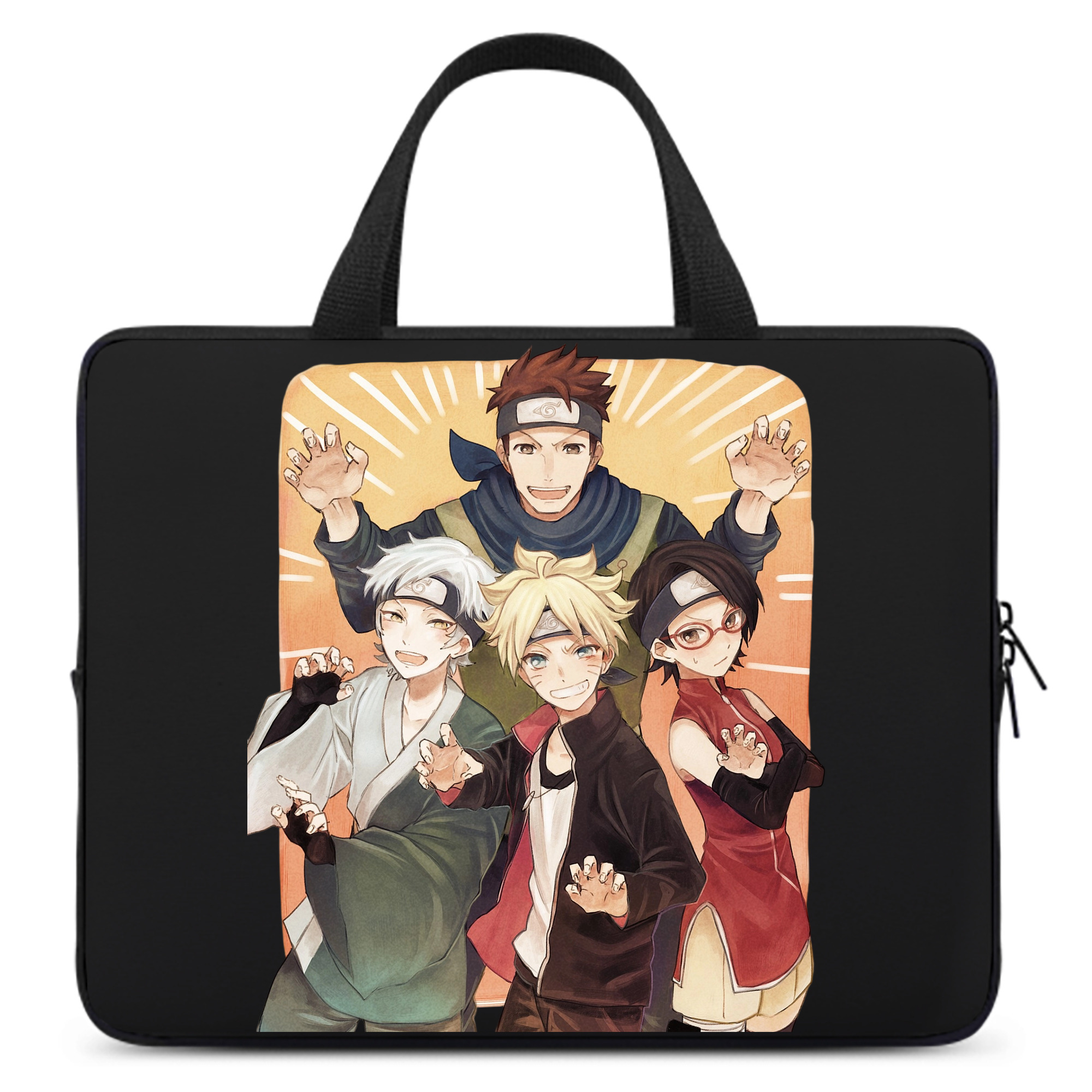 （画像用） NARUTO -ナルト- うちは サラダ Uchiha Sarada 手提げノートパソコンバッグ