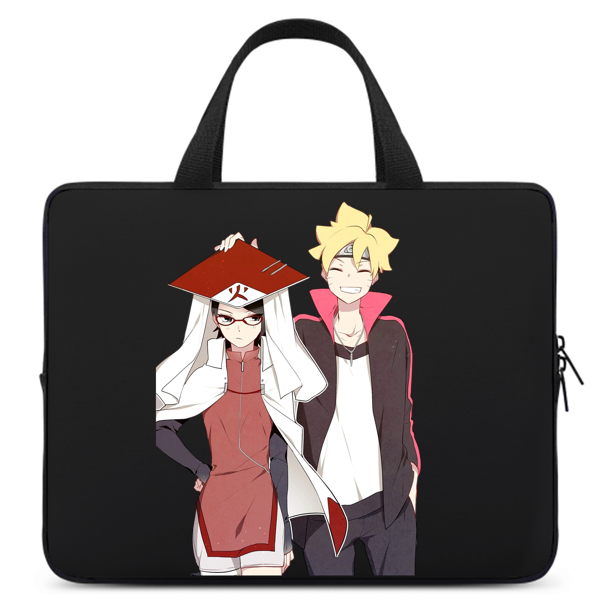 （画像用） NARUTO -ナルト- うちは サラダ Uchiha Sarada 手提げノートパソコンバッグ