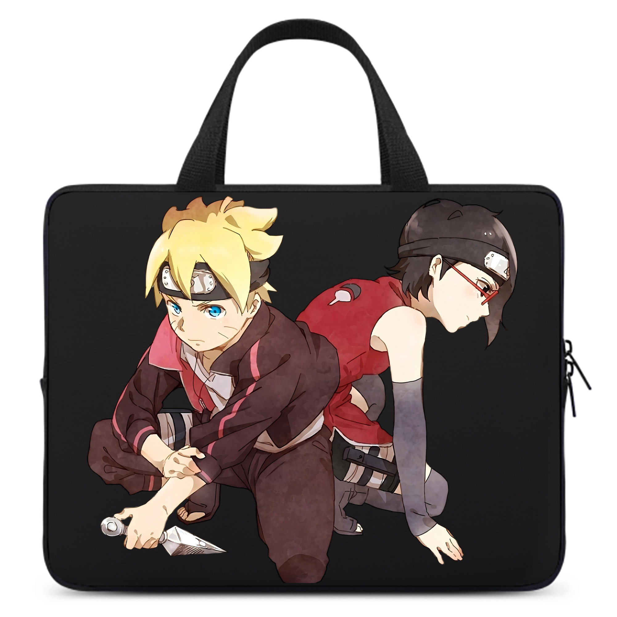 （画像用） NARUTO -ナルト- うちは サラダ Uchiha Sarada 手提げノートパソコンバッグ