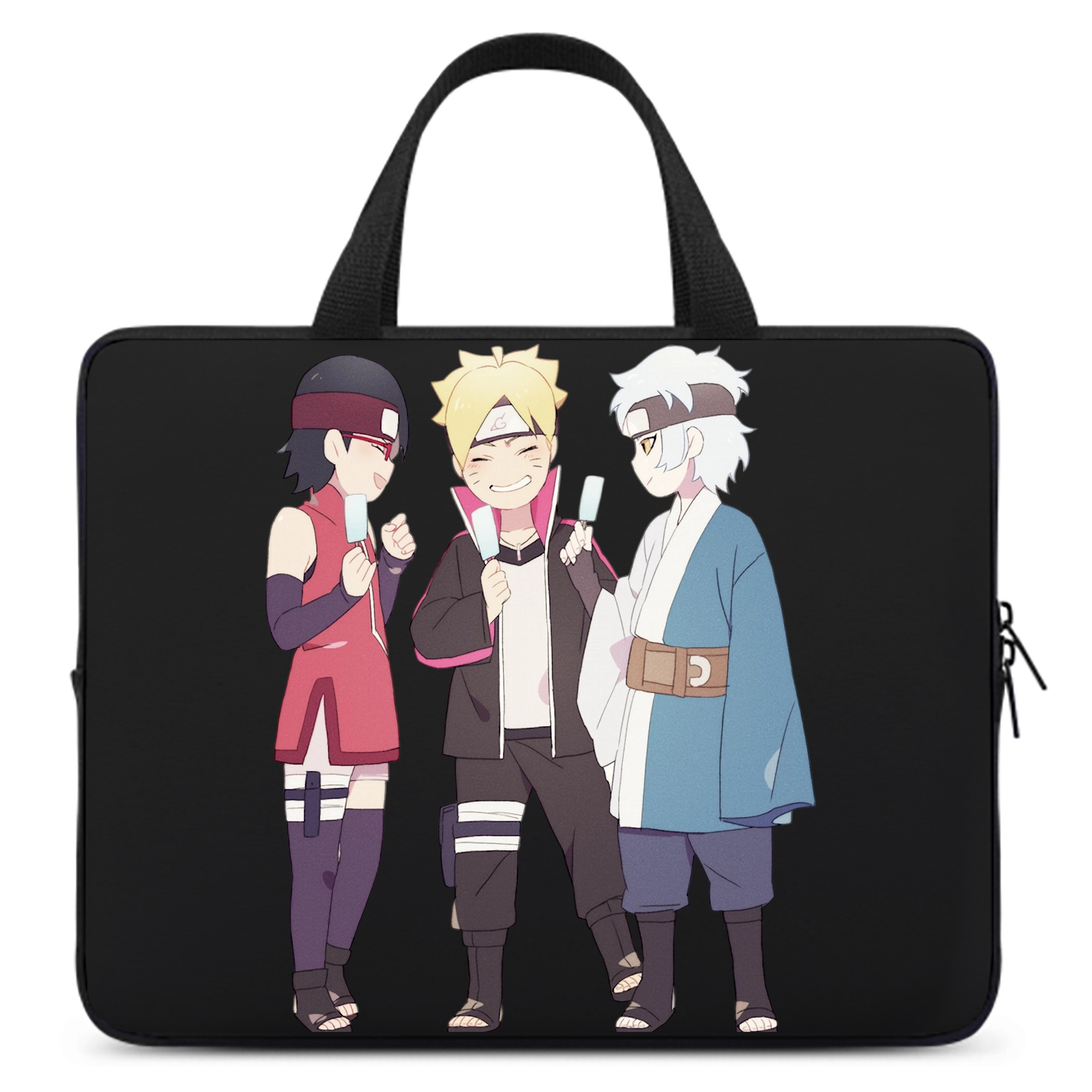 （画像用） NARUTO -ナルト- うちは サラダ Uchiha Sarada 手提げノートパソコンバッグ