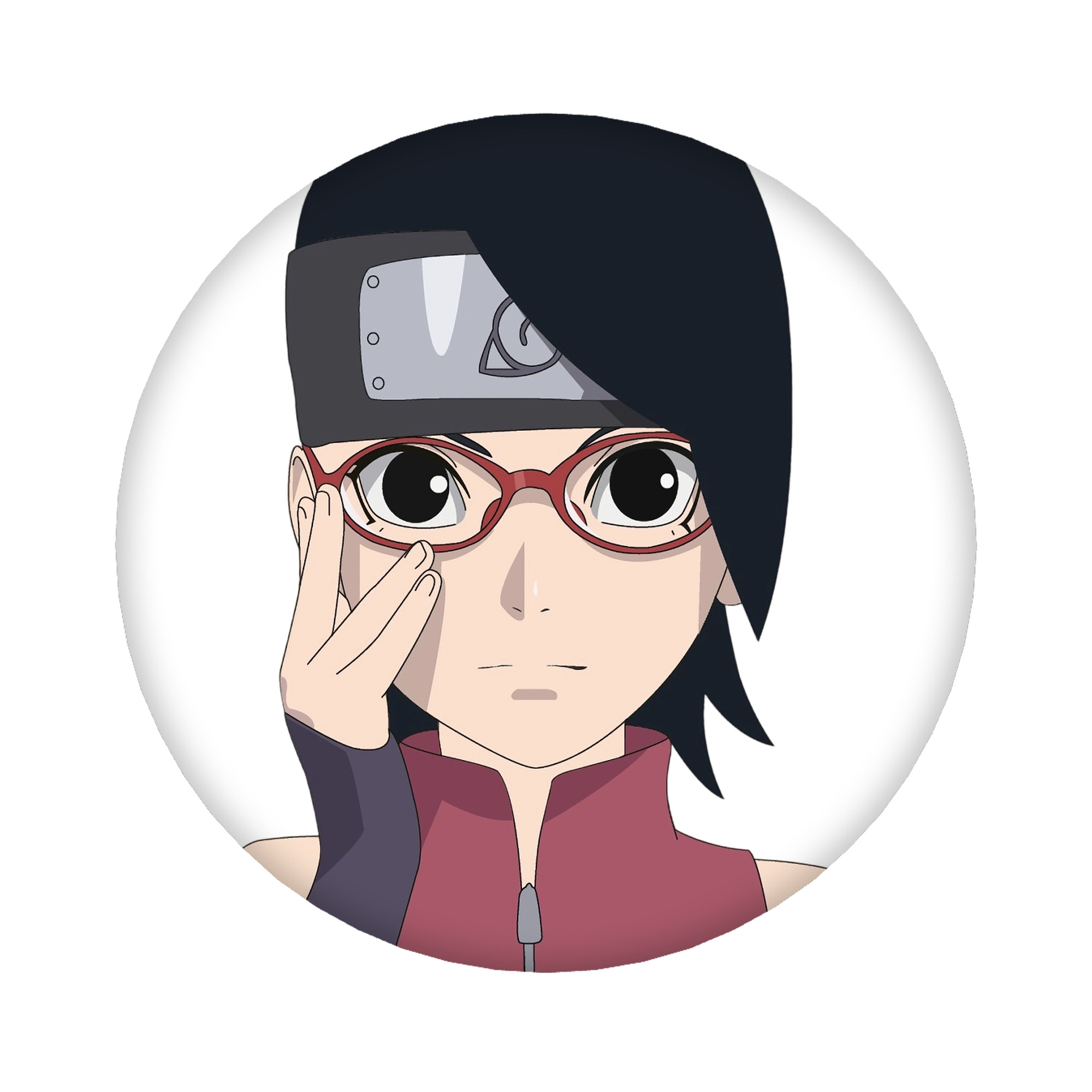 （画像用） NARUTO -ナルト- うちは サラダ Uchiha Sarada 6cm 缶バッジ 複数セット