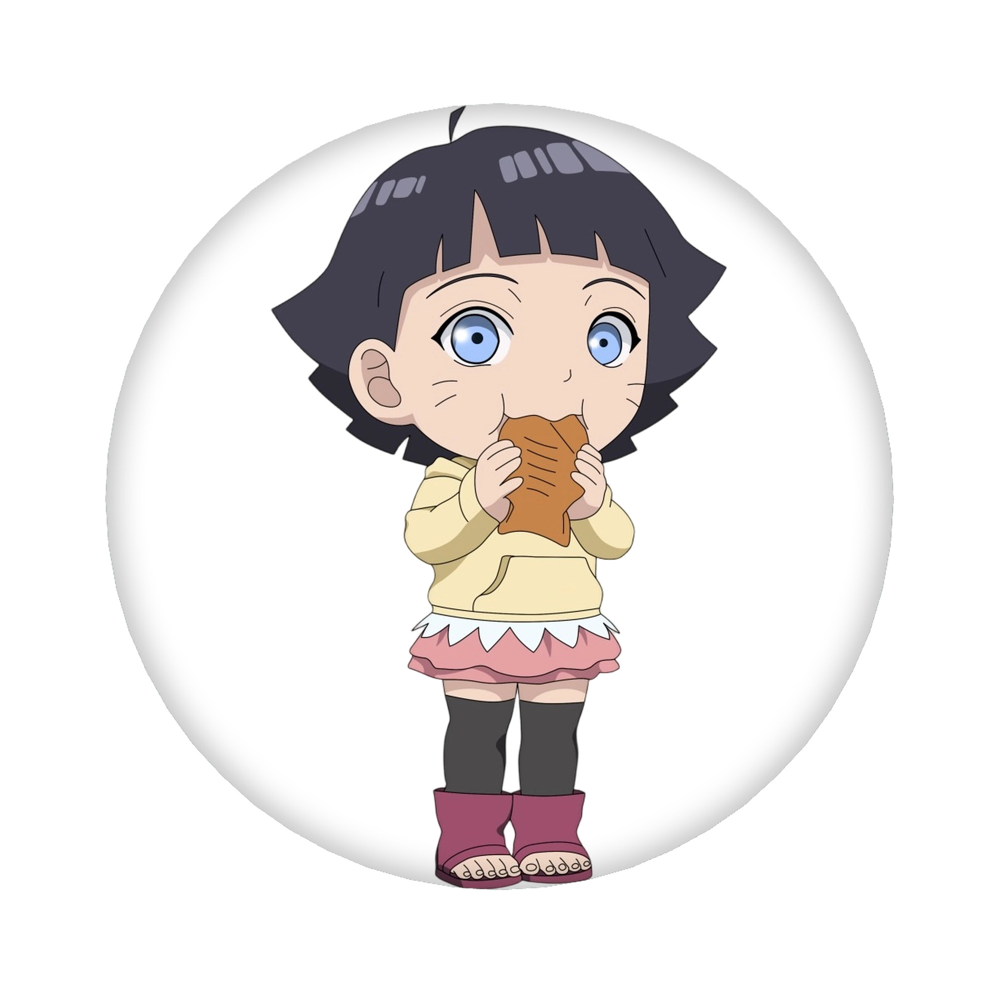 （画像用） NARUTO -ナルト- うずまき ヒマワリ Uzumaki Himawari 6cm 缶バッジ 複数セット