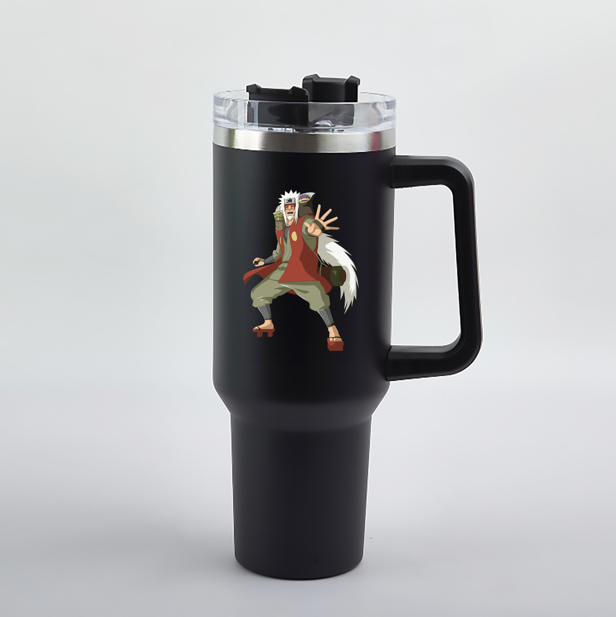 （画像用） NARUTO -ナルト- 自来也（じらいや） Jiraiya 1200mL車用タンブラー（カラープリント）