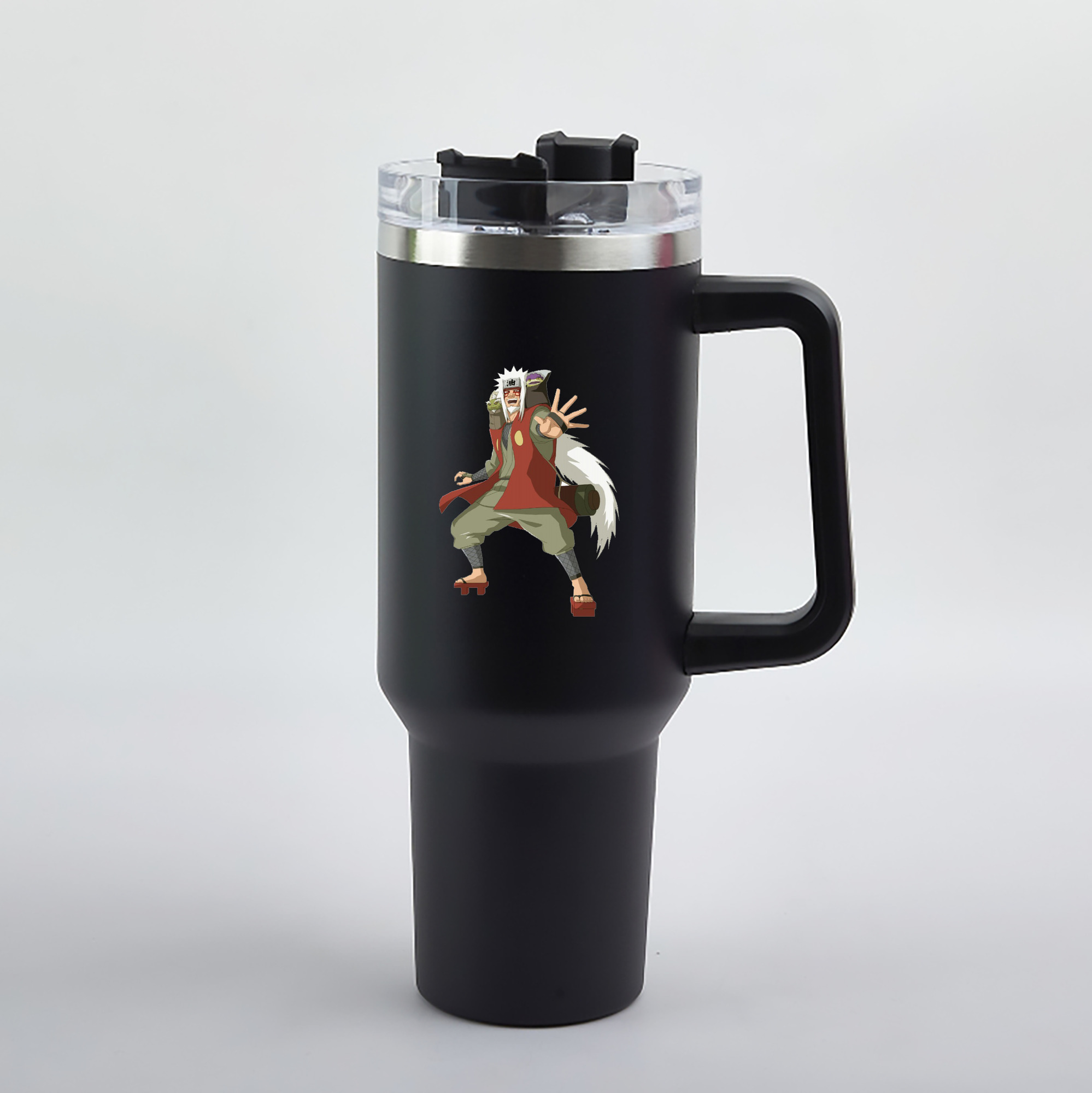 （画像用） NARUTO -ナルト- 自来也（じらいや） Jiraiya 1200mL車用タンブラー（カラープリント）
