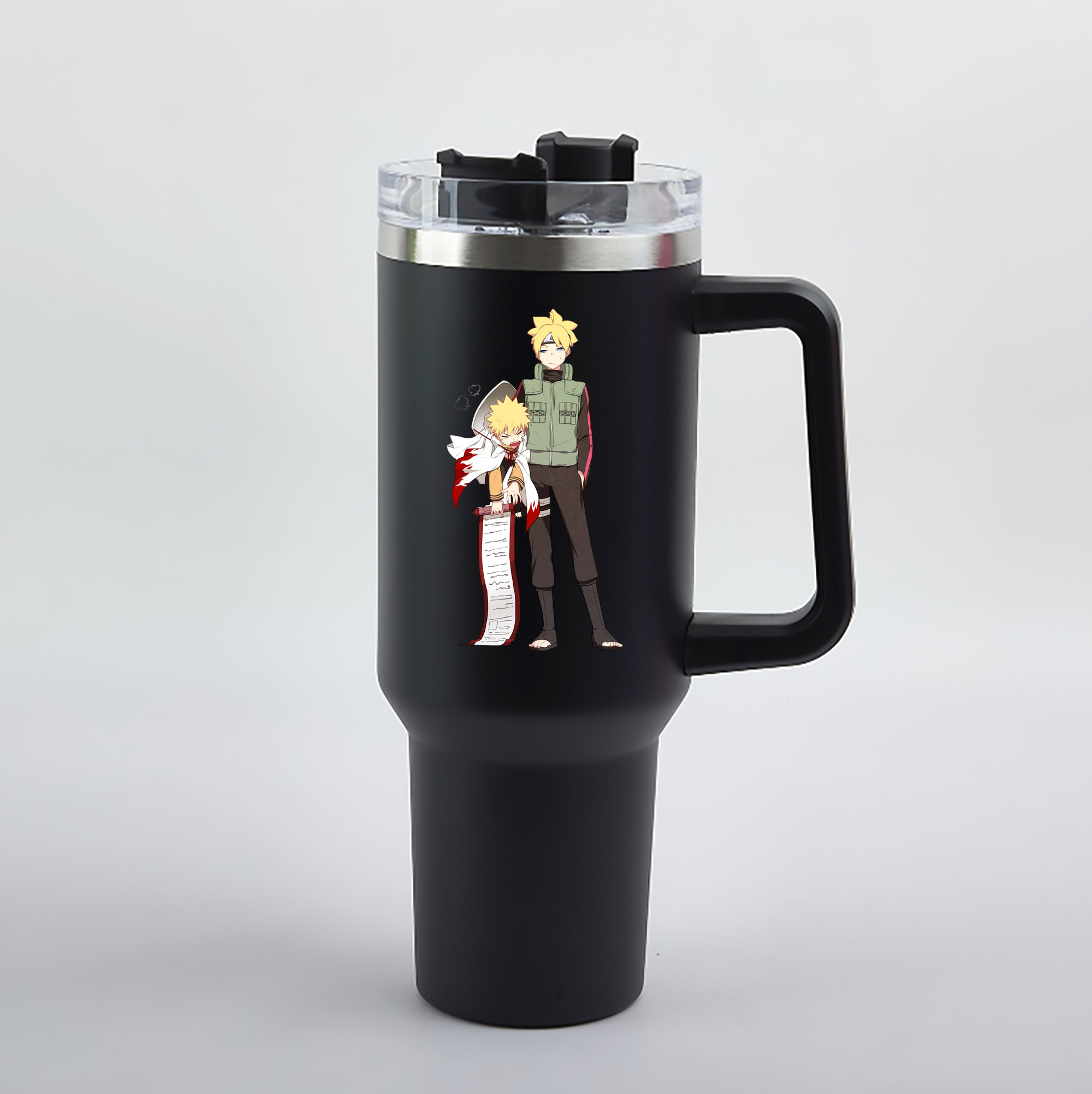 （画像用） NARUTO -ナルト- 波風 ミナト Namikaze Minato 1200mL車用タンブラー（カラープリント）
