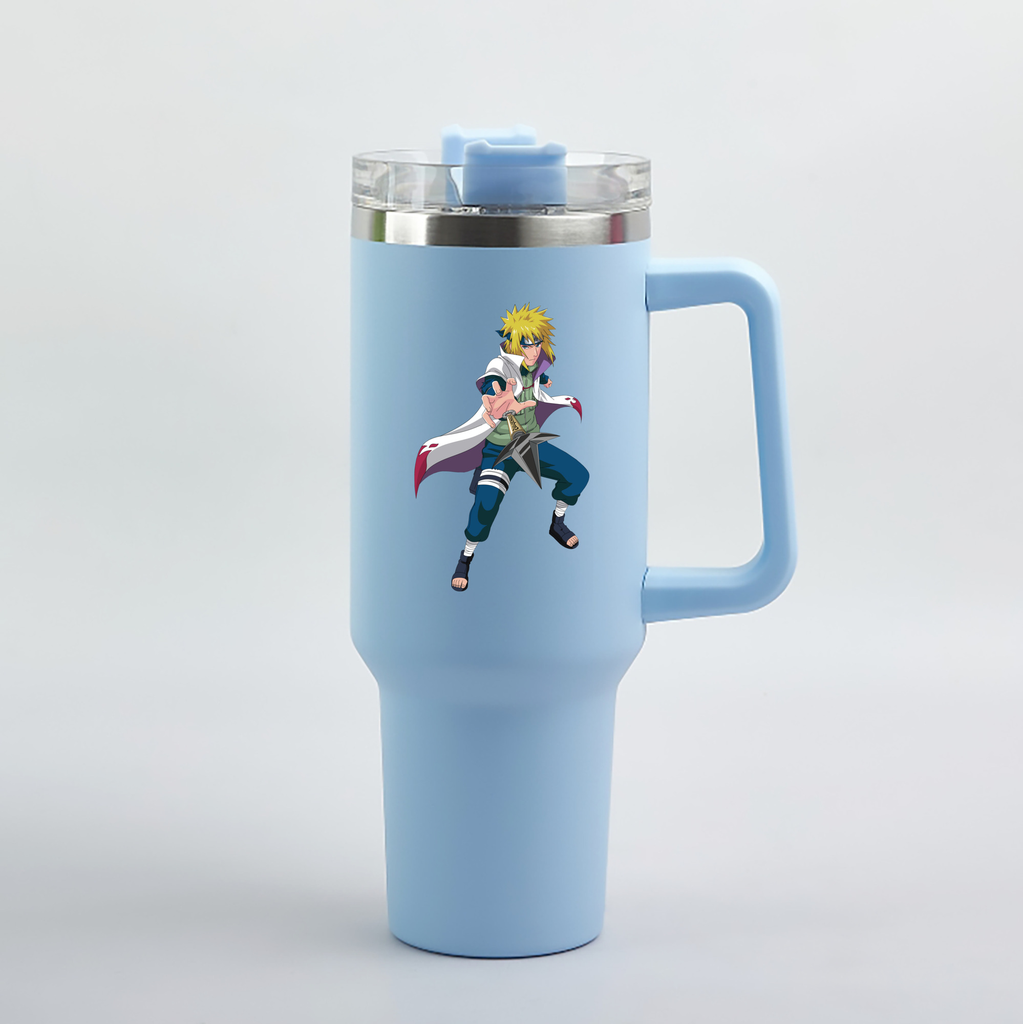 （画像用） NARUTO -ナルト- 波風 ミナト Namikaze Minato 1200mL車用タンブラー（カラープリント）