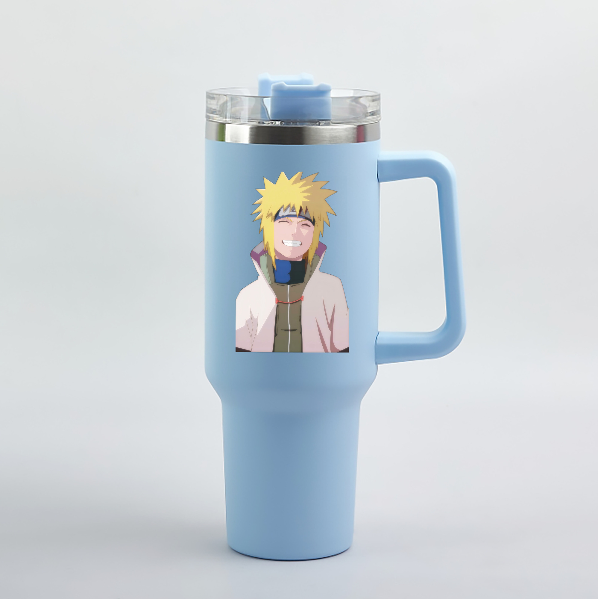 （画像用） NARUTO -ナルト- 波風 ミナト Namikaze Minato 1200mL車用タンブラー（カラープリント）