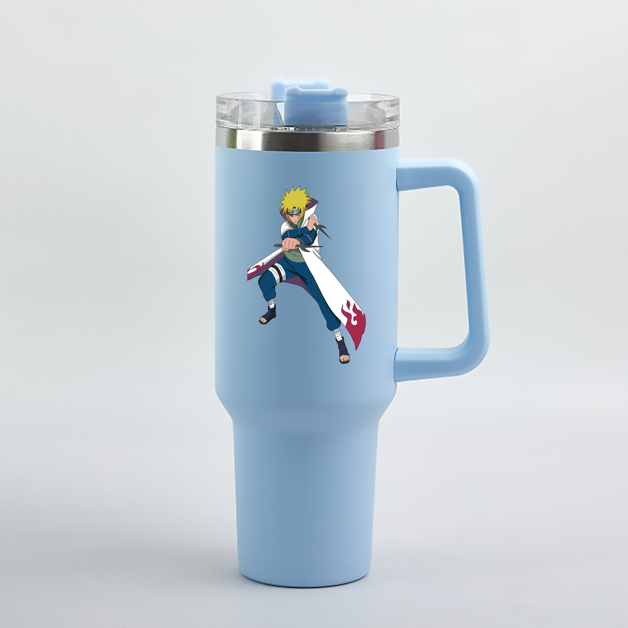（画像用） NARUTO -ナルト- 波風 ミナト Namikaze Minato 1200mL車用タンブラー（カラープリント）