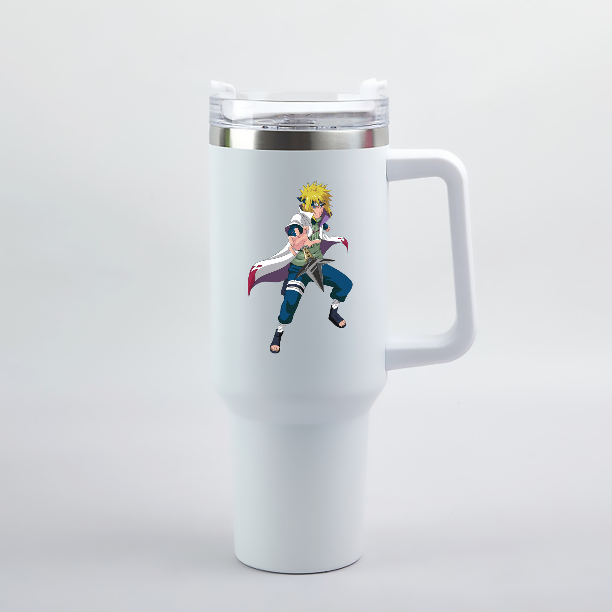 （画像用） NARUTO -ナルト- 波風 ミナト Namikaze Minato 1200mL車用タンブラー（カラープリント）