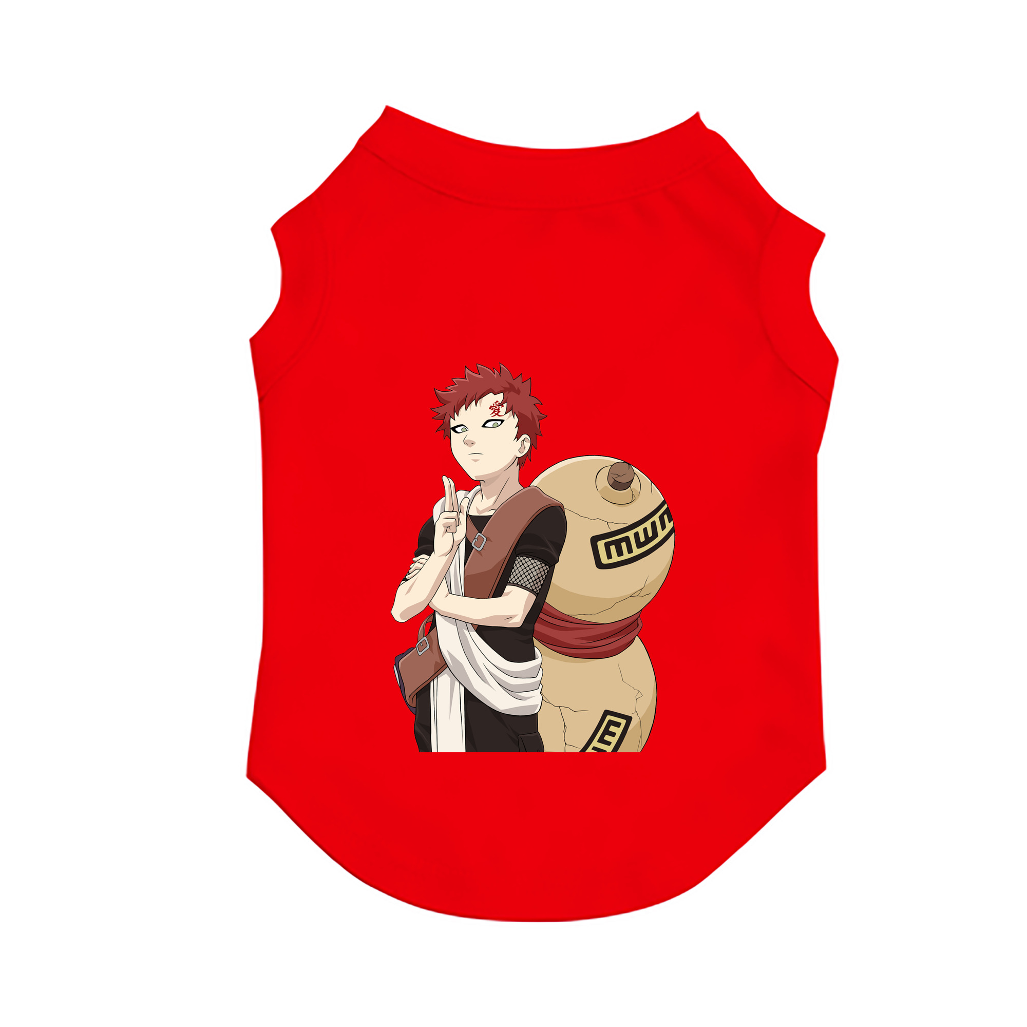 （画像用） NARUTO -ナルト- ガアラ Gaara ペット用ベスト