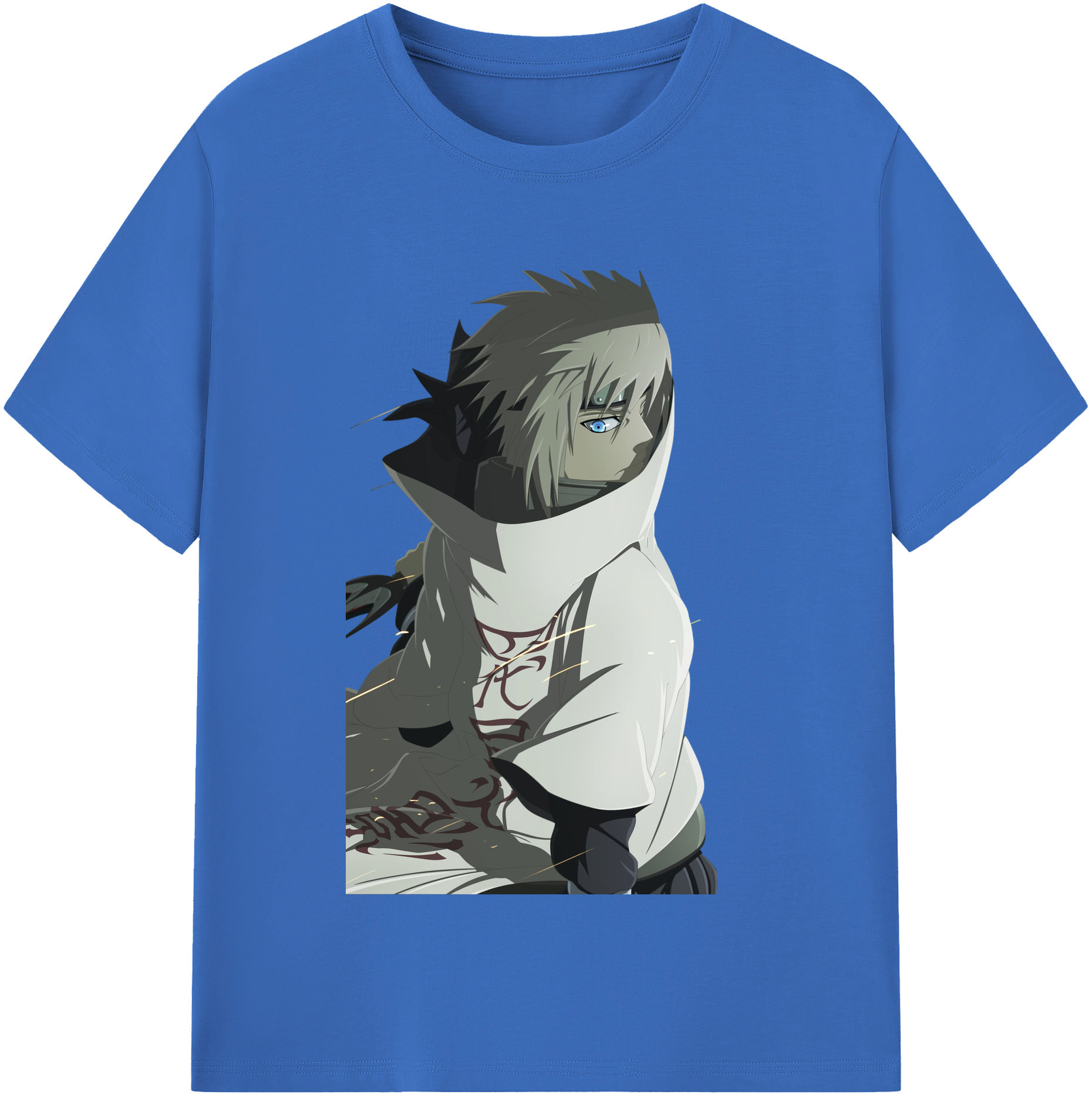 （画像用） NARUTO -ナルト- 波風 ミナト Namikaze Minato 綿100％半袖Tシャツ（フロントプリント）